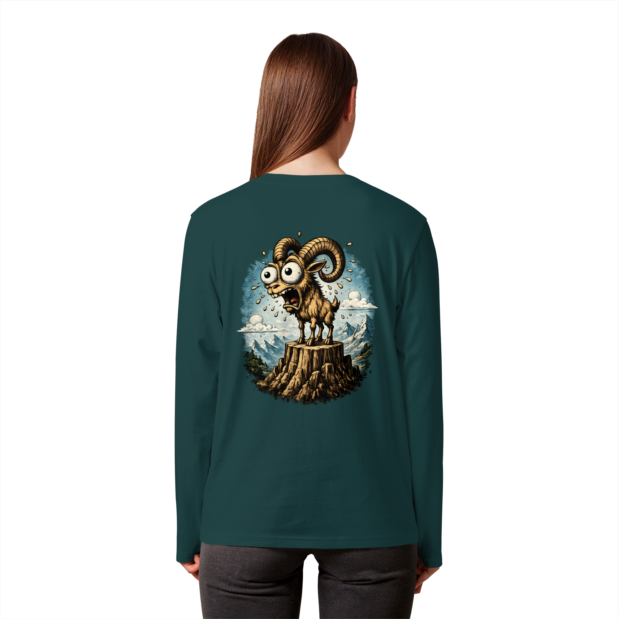 Tiefenblick Tiefe Fun - Organic Longsleeve T-Shirt