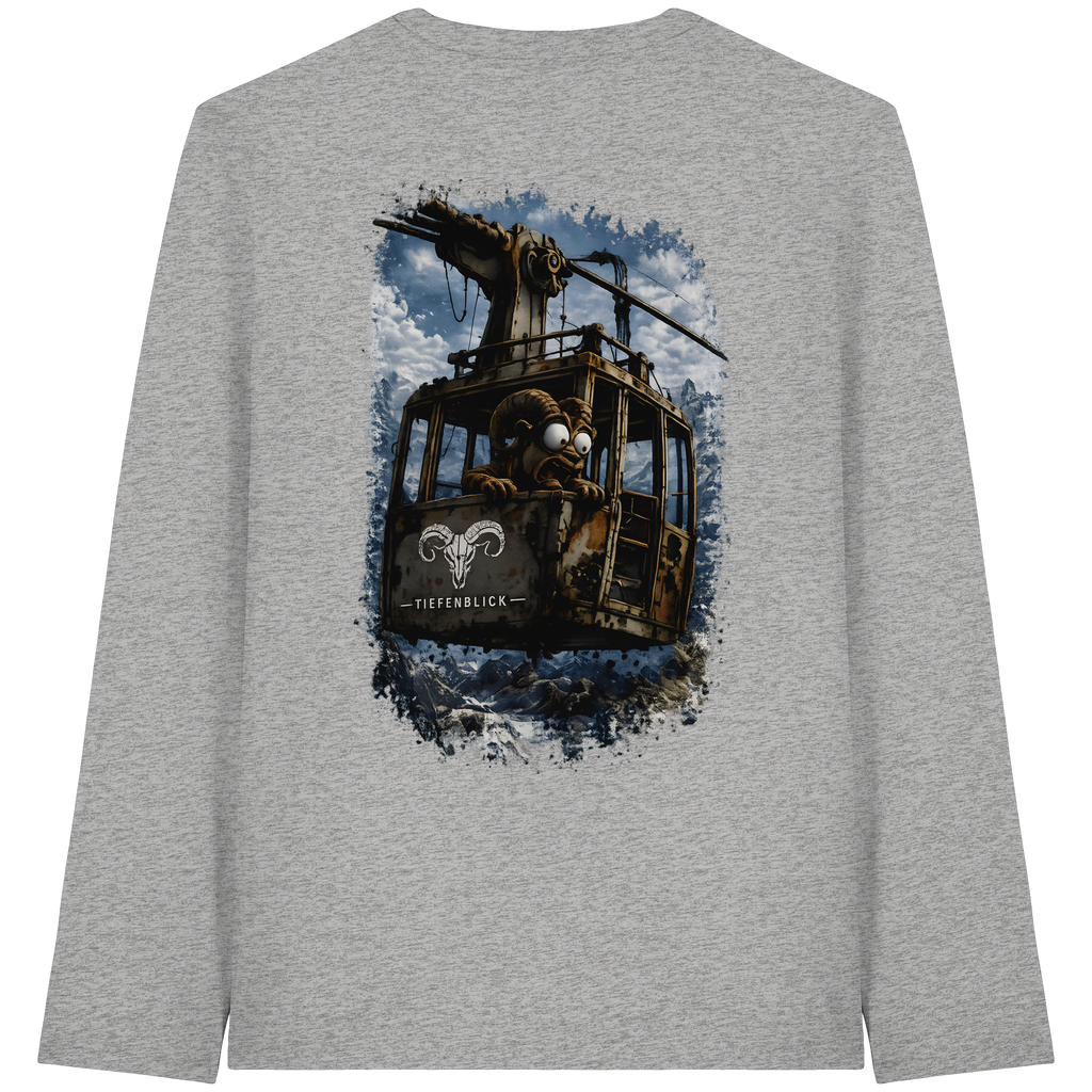 Tiefenblick Gondel Adrenalin Fun  - Organic Longsleeve T-Shirt