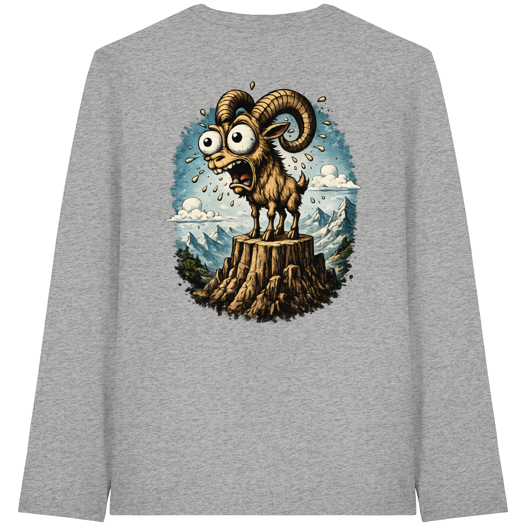 Tiefenblick Tiefe Fun - Organic Longsleeve T-Shirt