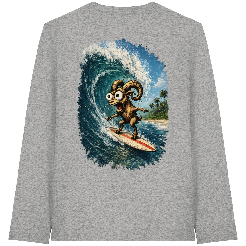 Tiefenblick Urlaub Fun  - Organic Longsleeve T-Shirt