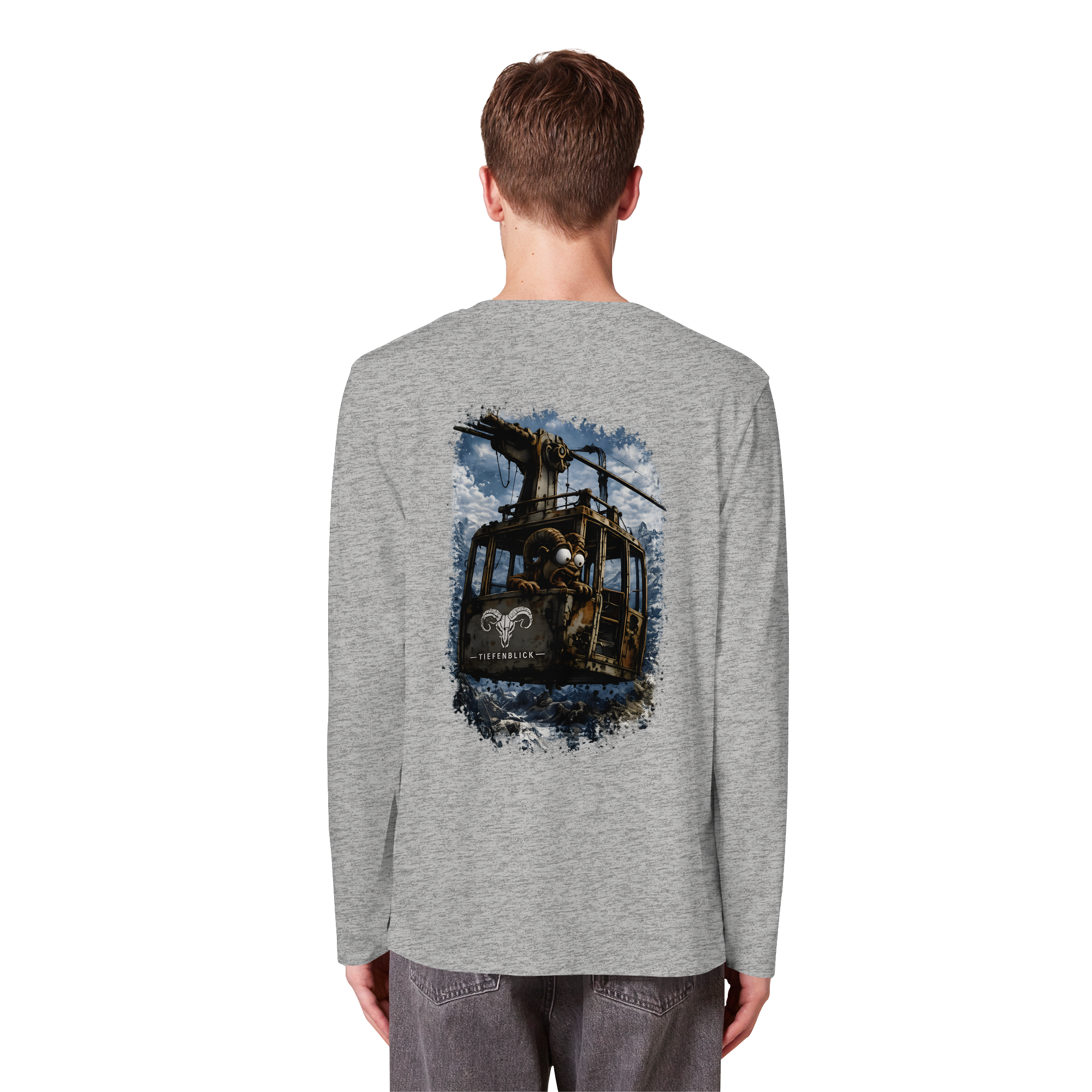 Tiefenblick Gondel Adrenalin Fun  - Organic Longsleeve T-Shirt
