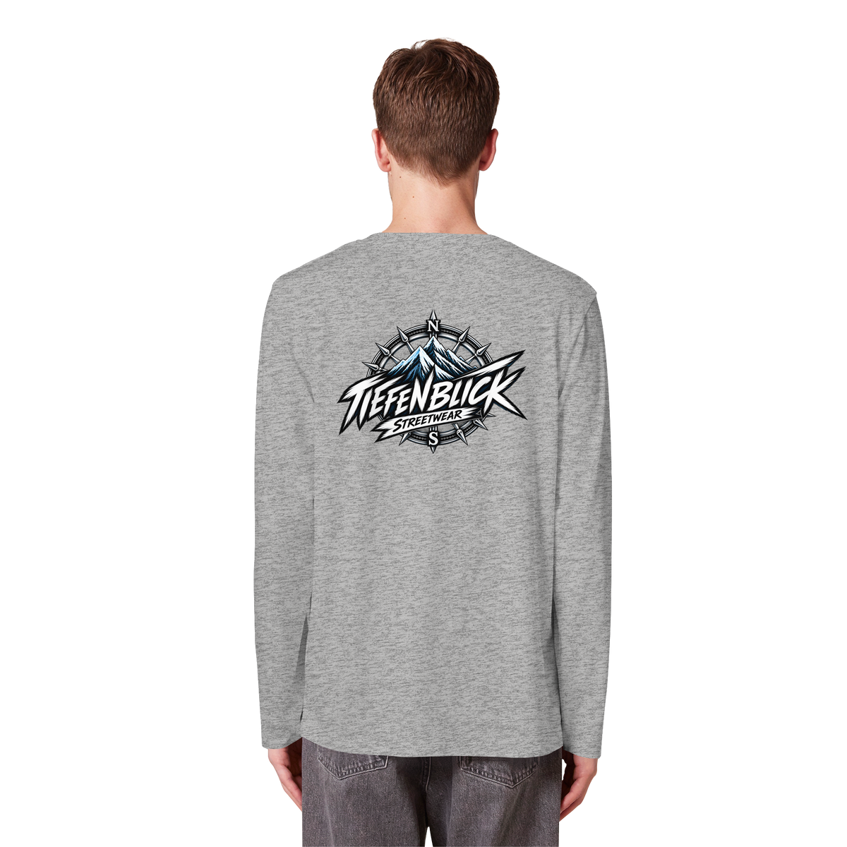 Tiefenblick True North Edition - Organic Longsleeve T-Shirt