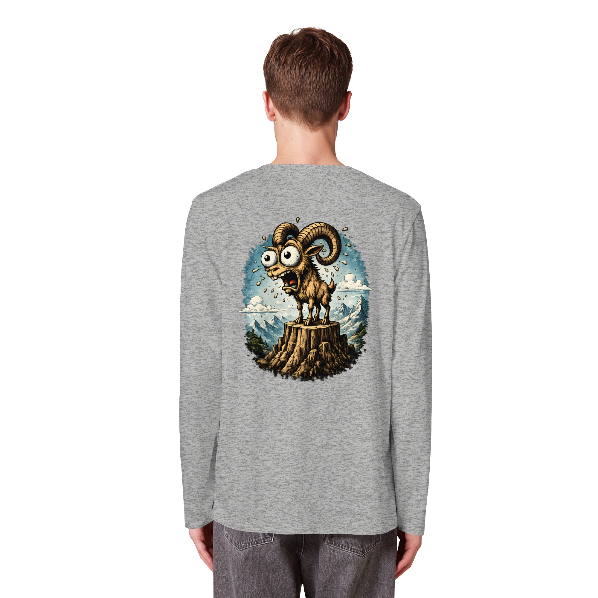 Tiefenblick Tiefe Fun - Organic Longsleeve T-Shirt