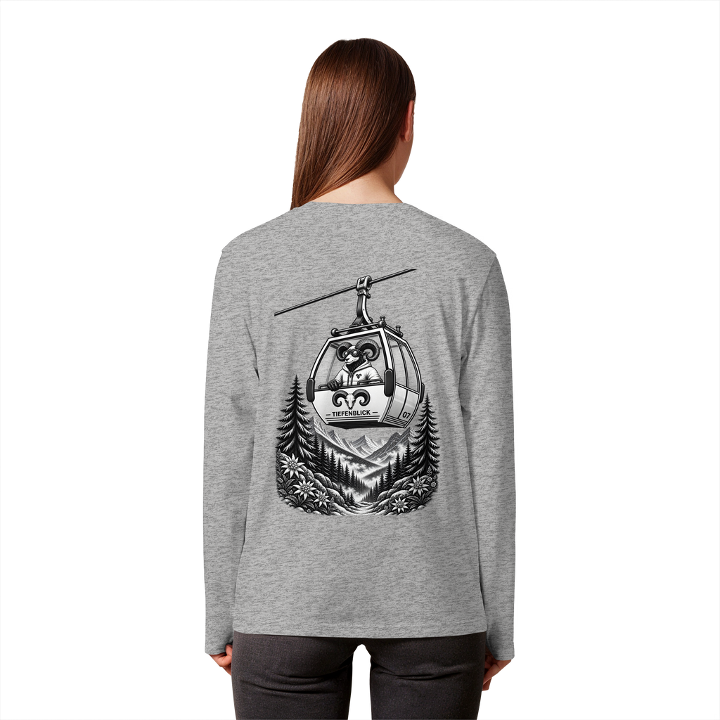 Tiefenblick Gondel Fun  - Organic Longsleeve T-Shirt