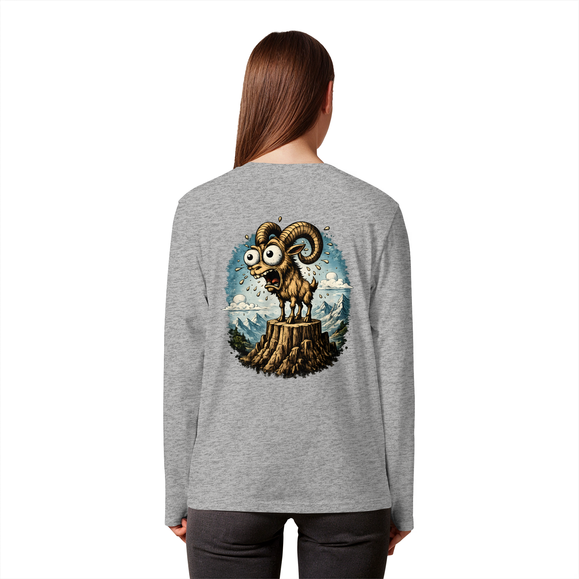 Tiefenblick Tiefe Fun - Organic Longsleeve T-Shirt