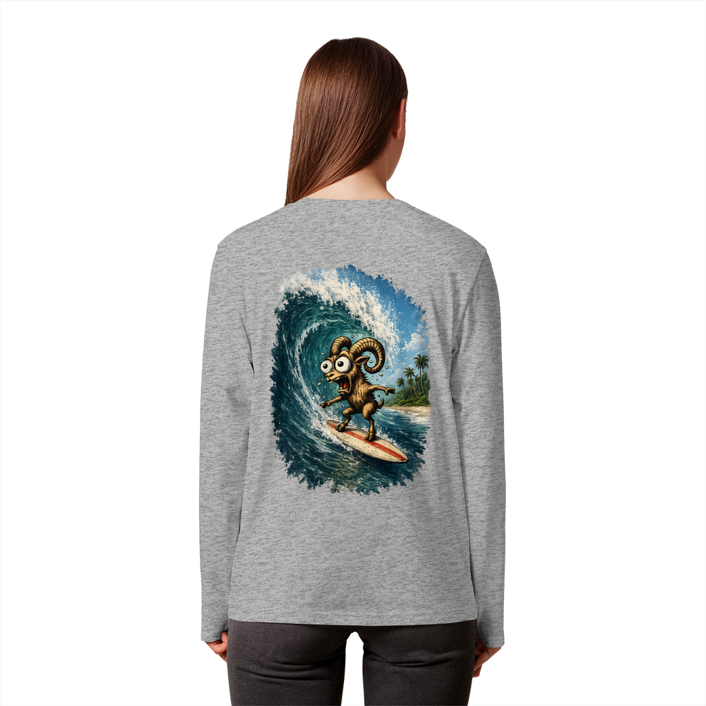 Tiefenblick Urlaub Fun  - Organic Longsleeve T-Shirt