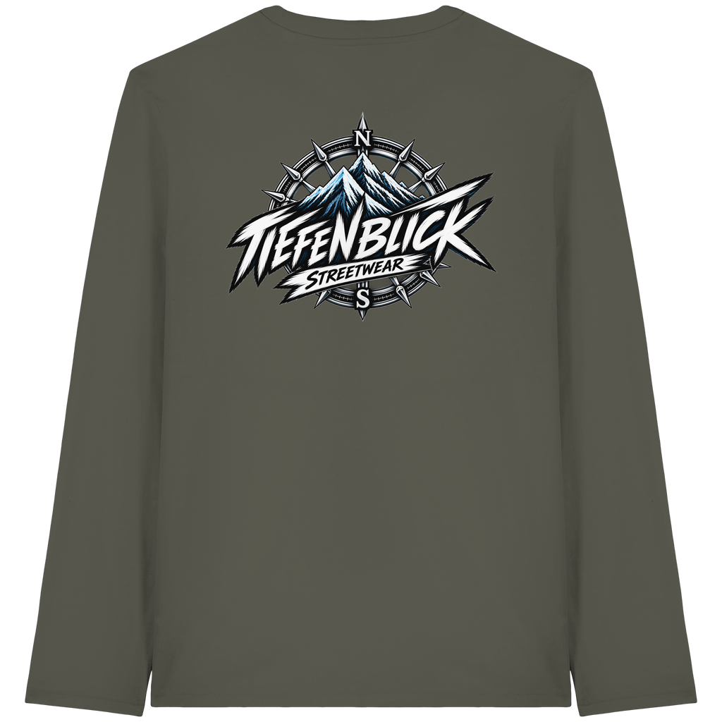 Tiefenblick True North Edition - Organic Longsleeve T-Shirt