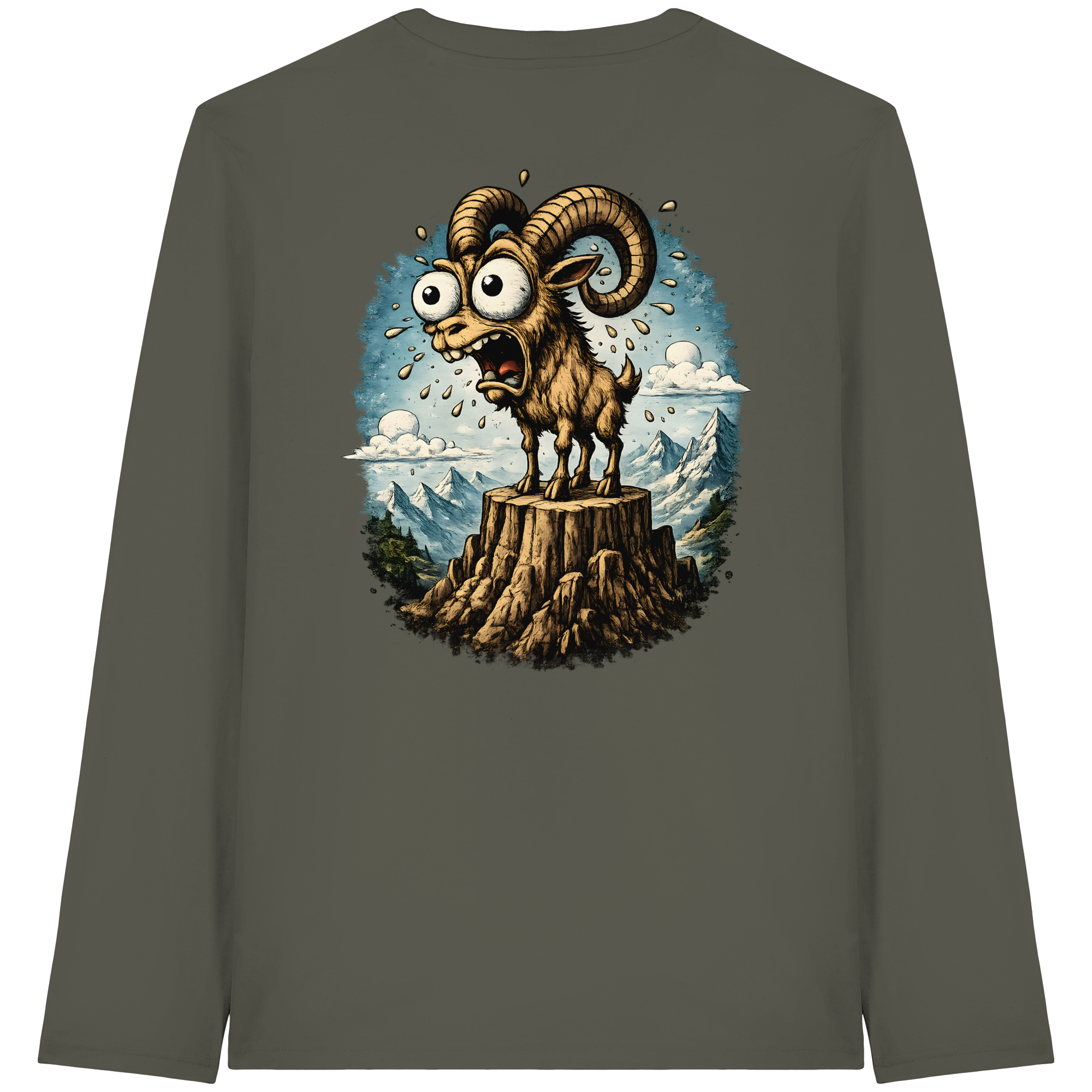 Tiefenblick Tiefe Fun - Organic Longsleeve T-Shirt