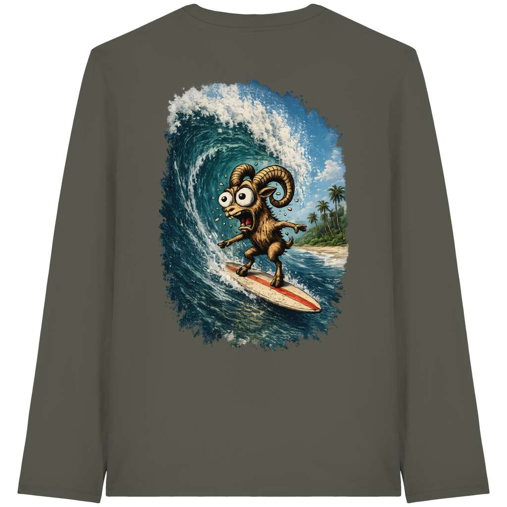 Tiefenblick Urlaub Fun  - Organic Longsleeve T-Shirt