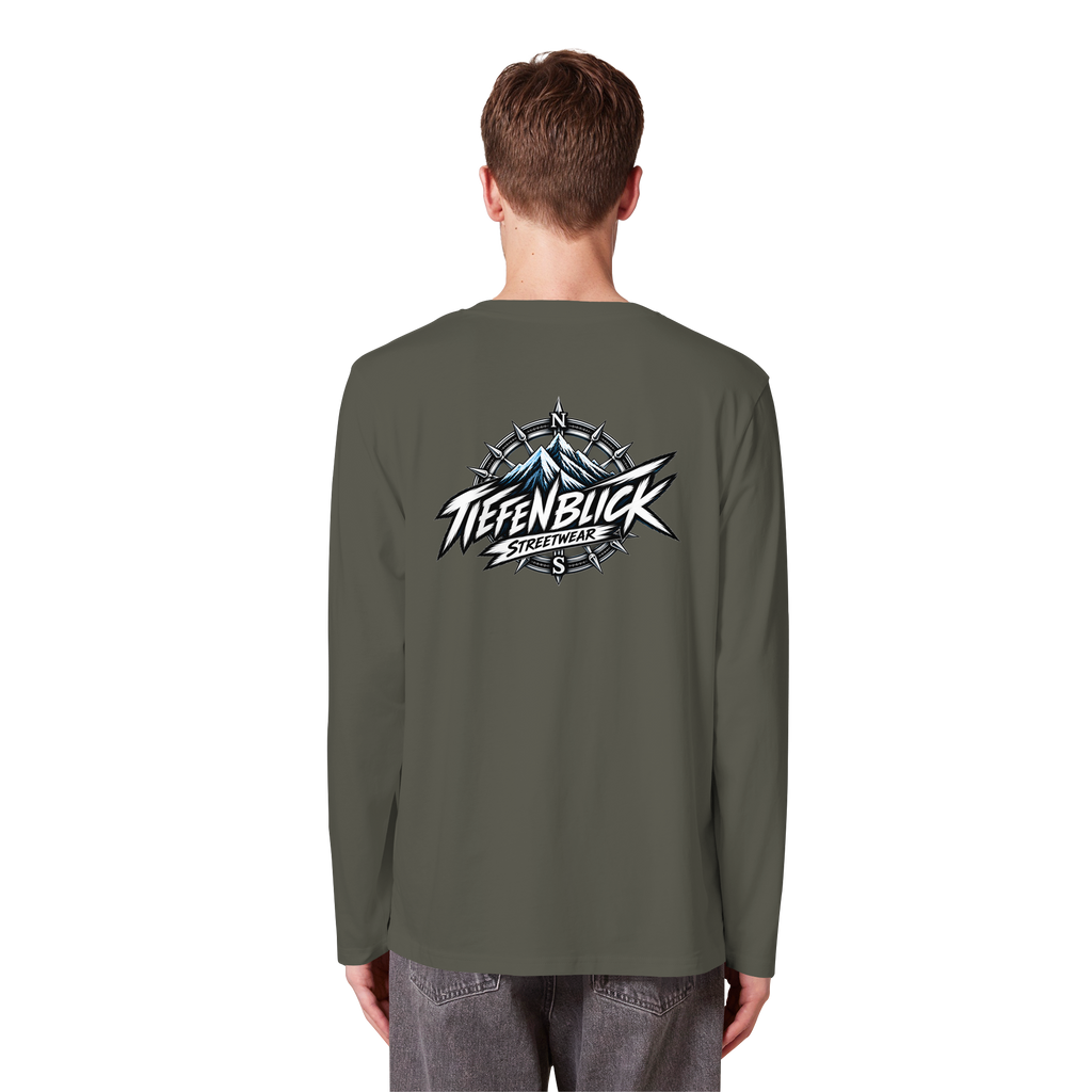Tiefenblick True North Edition - Organic Longsleeve T-Shirt