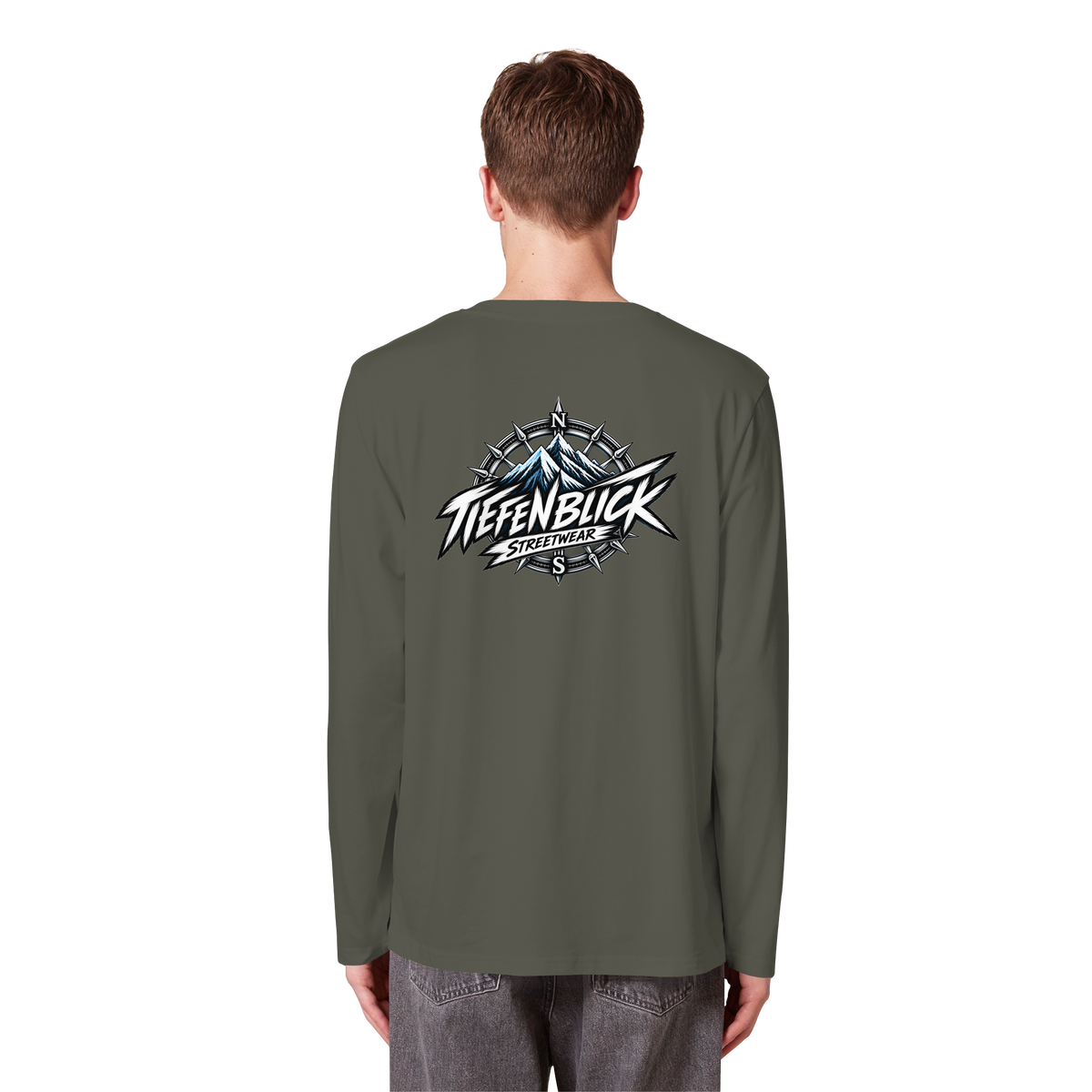 Tiefenblick True North Edition - Organic Longsleeve T-Shirt