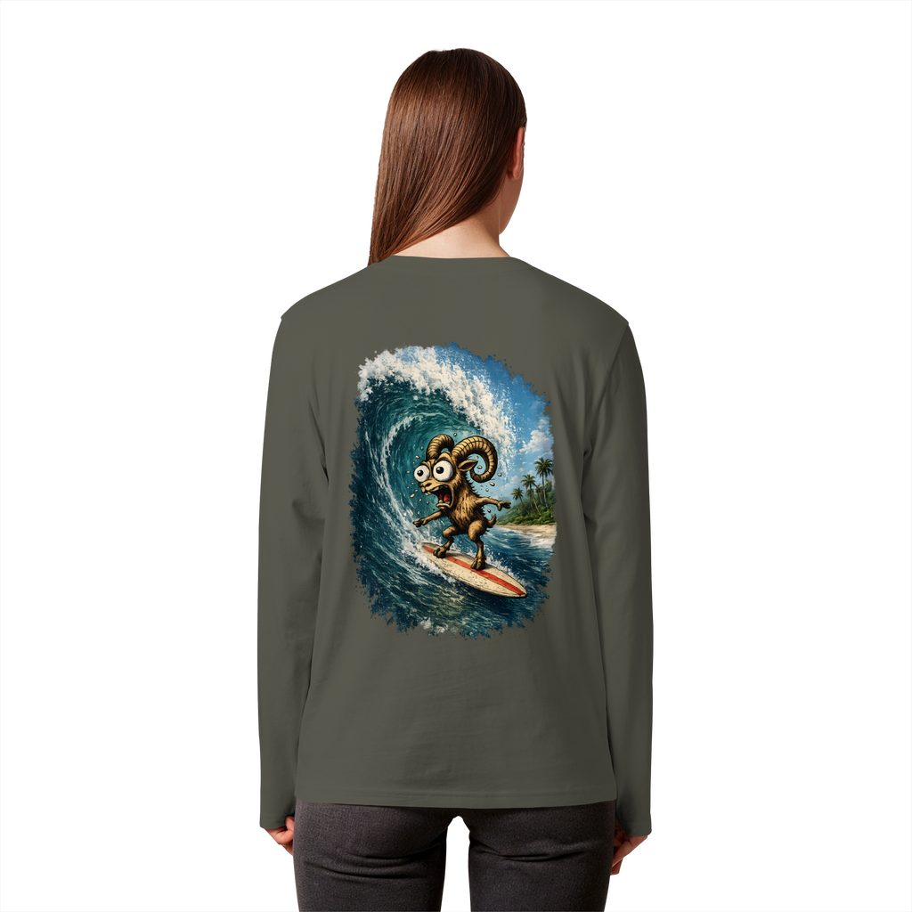 Tiefenblick Urlaub Fun  - Organic Longsleeve T-Shirt