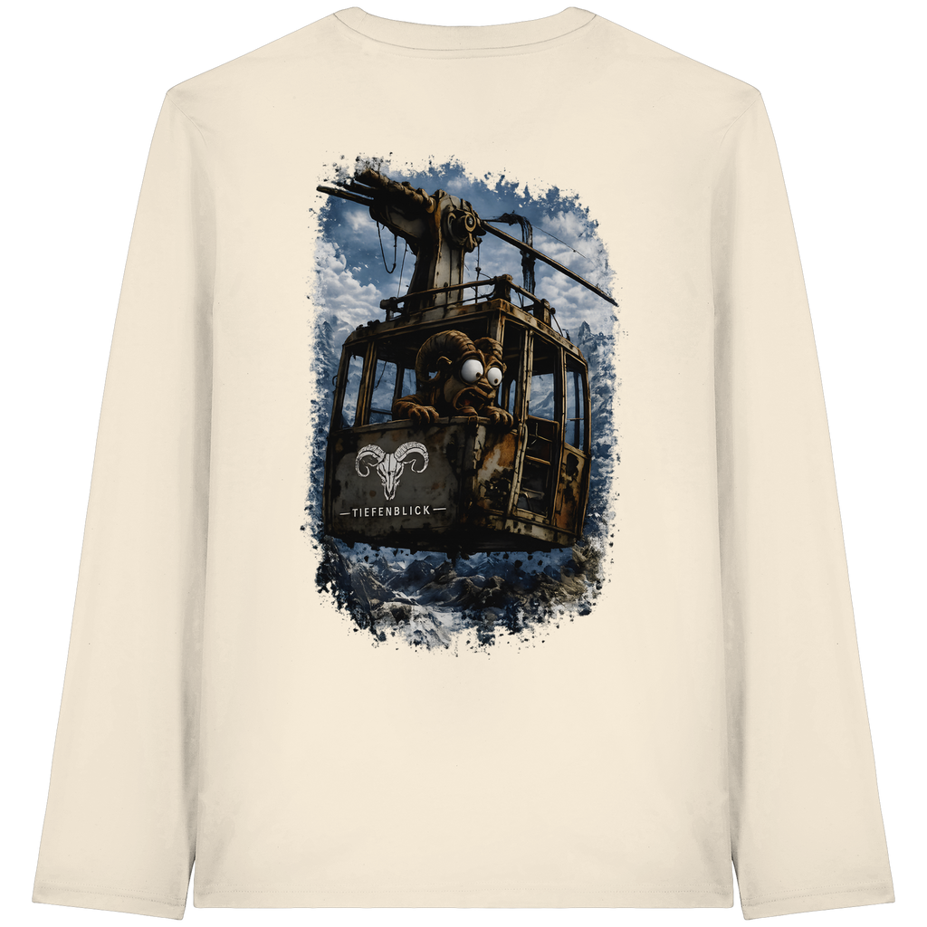 Tiefenblick Gondel Adrenalin Fun  - Organic Longsleeve T-Shirt