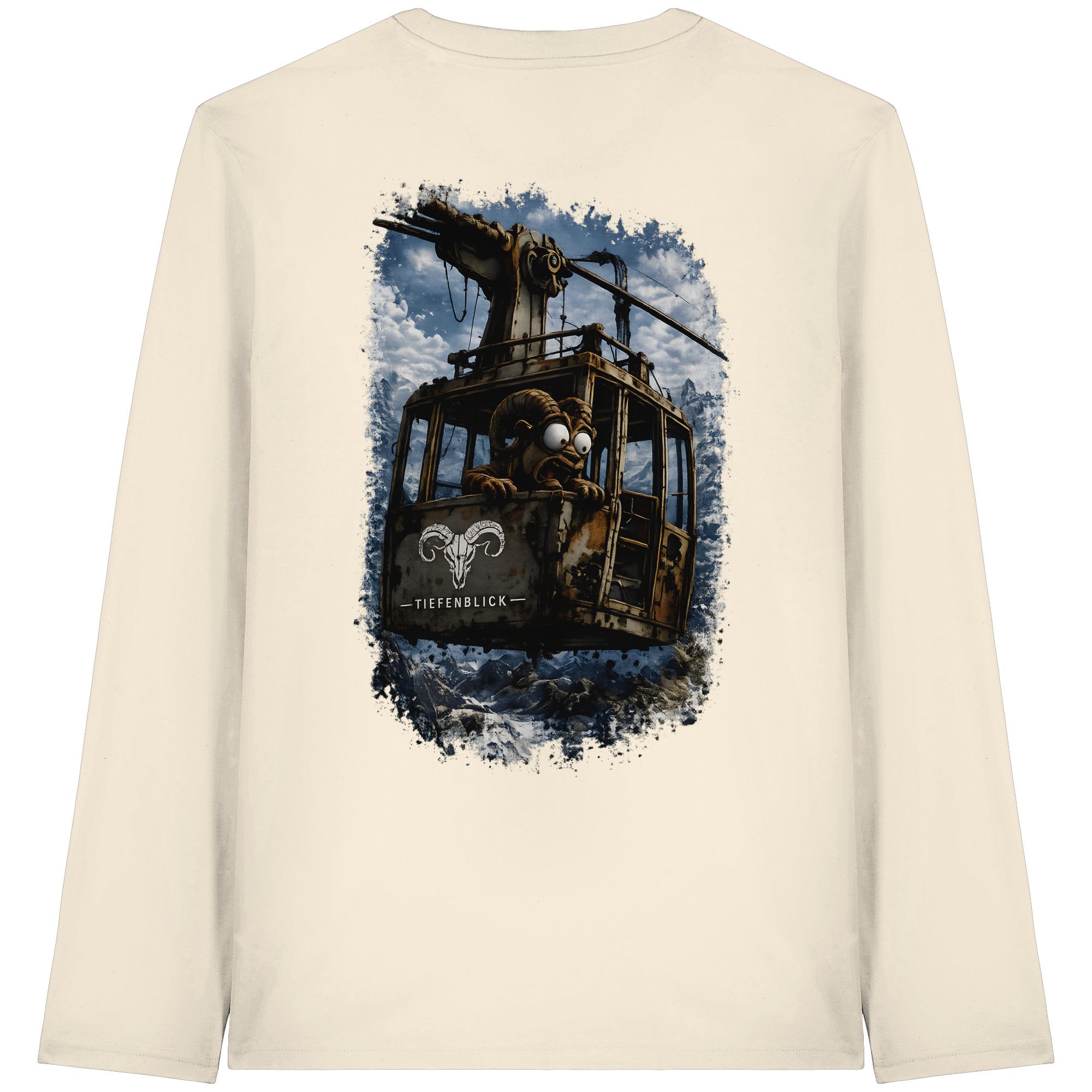 Tiefenblick Gondel Adrenalin Fun  - Organic Longsleeve T-Shirt