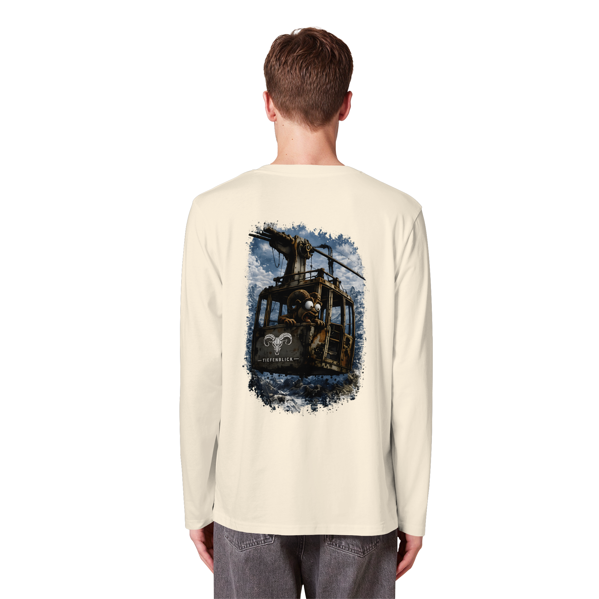 Tiefenblick Gondel Adrenalin Fun  - Organic Longsleeve T-Shirt