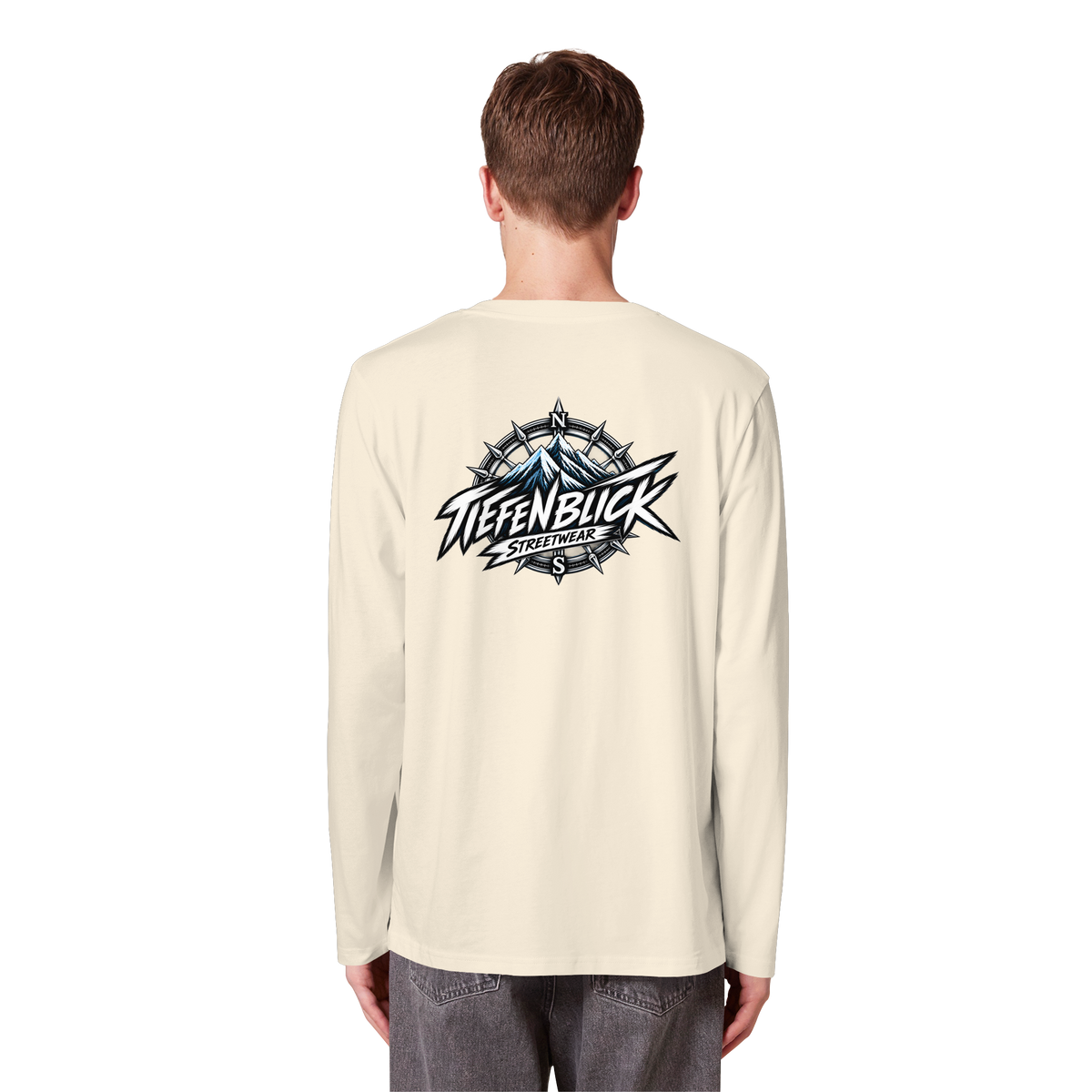 Tiefenblick True North Edition - Organic Longsleeve T-Shirt