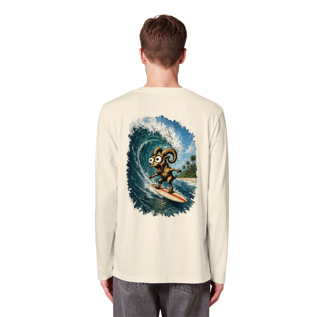 Tiefenblick Urlaub Fun  - Organic Longsleeve T-Shirt