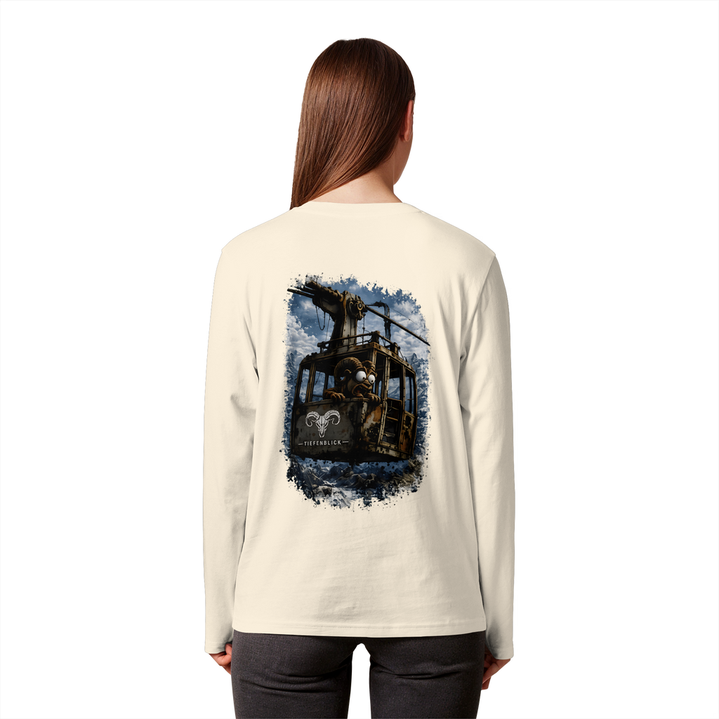 Tiefenblick Gondel Adrenalin Fun  - Organic Longsleeve T-Shirt