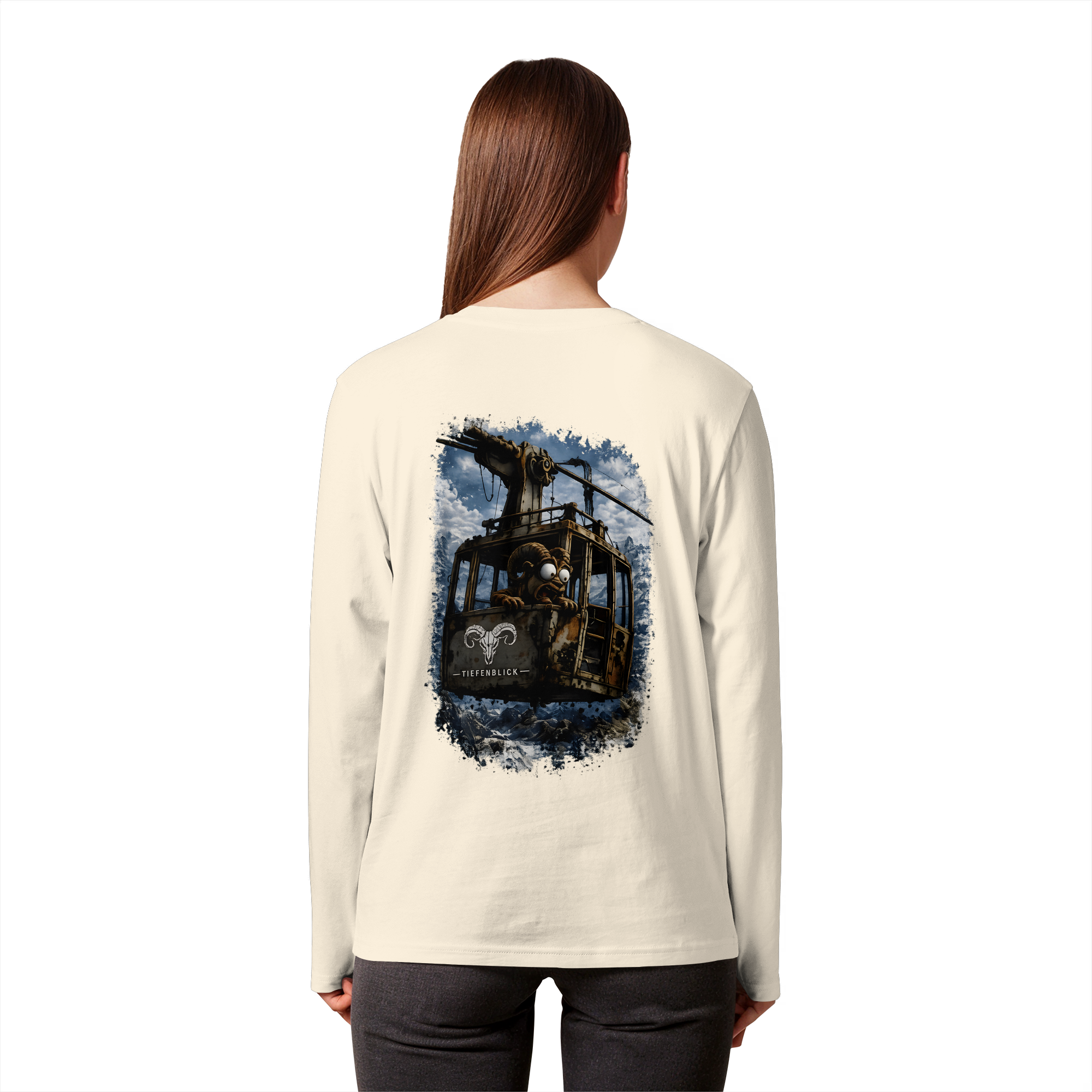 Tiefenblick Gondel Adrenalin Fun  - Organic Longsleeve T-Shirt