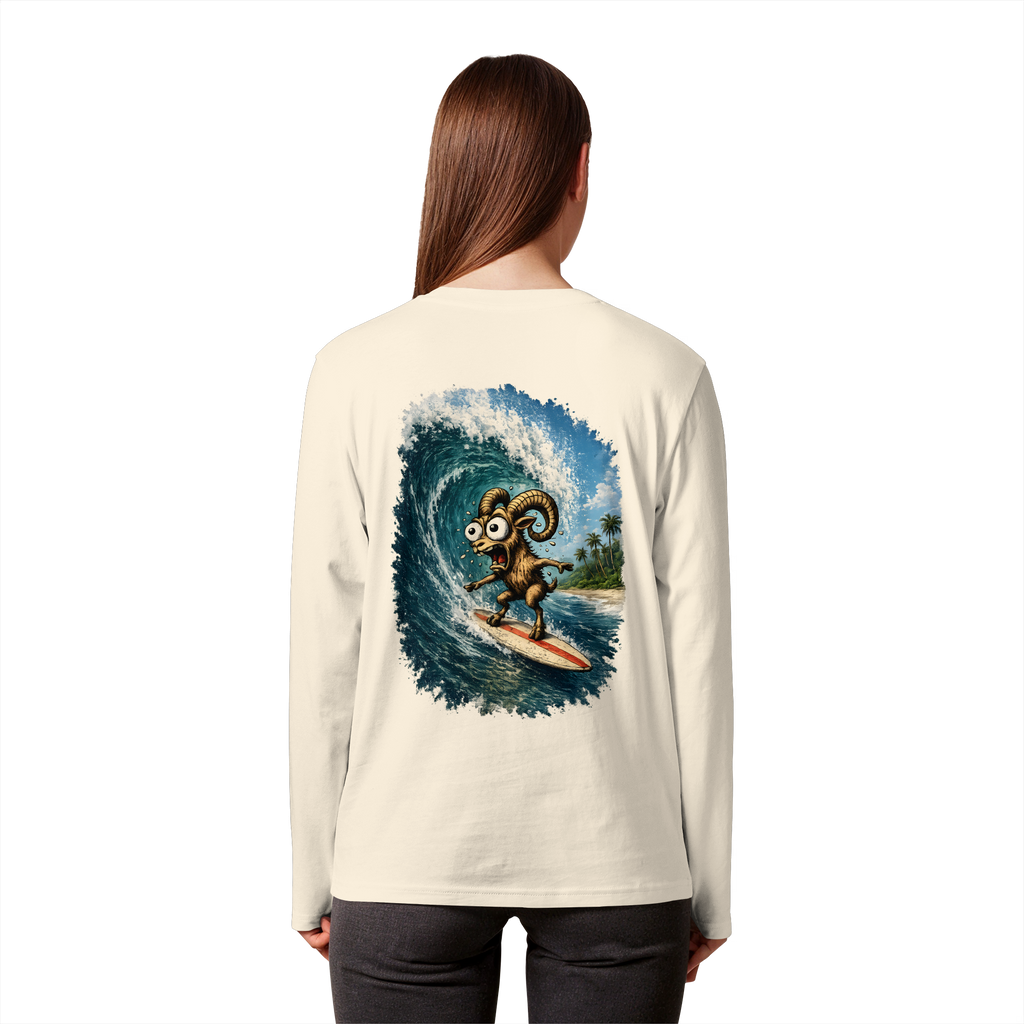 Tiefenblick Urlaub Fun  - Organic Longsleeve T-Shirt
