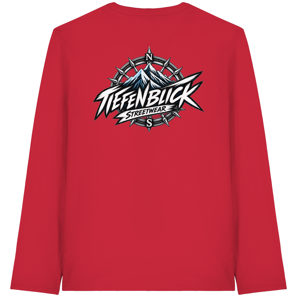 Tiefenblick True North Edition - Organic Longsleeve T-Shirt