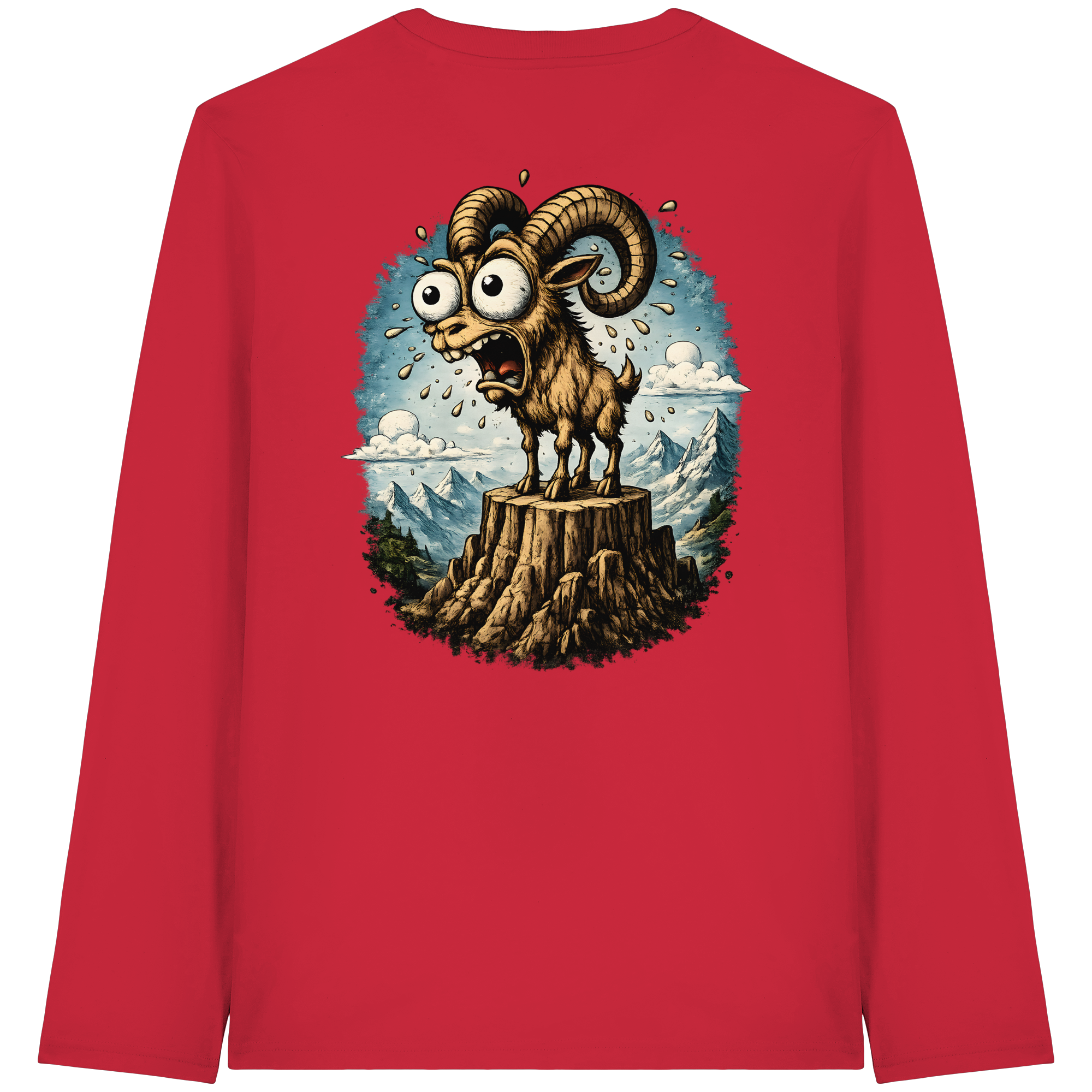 Tiefenblick Tiefe Fun - Organic Longsleeve T-Shirt