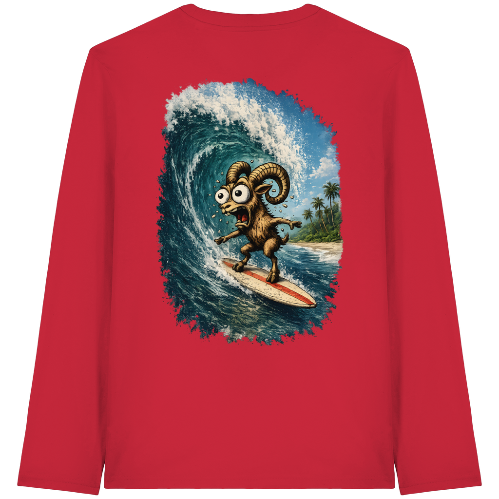 Tiefenblick Urlaub Fun  - Organic Longsleeve T-Shirt