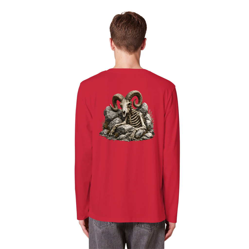 Tiefenblick Skelett Fun - Organic Longsleeve T-Shirt