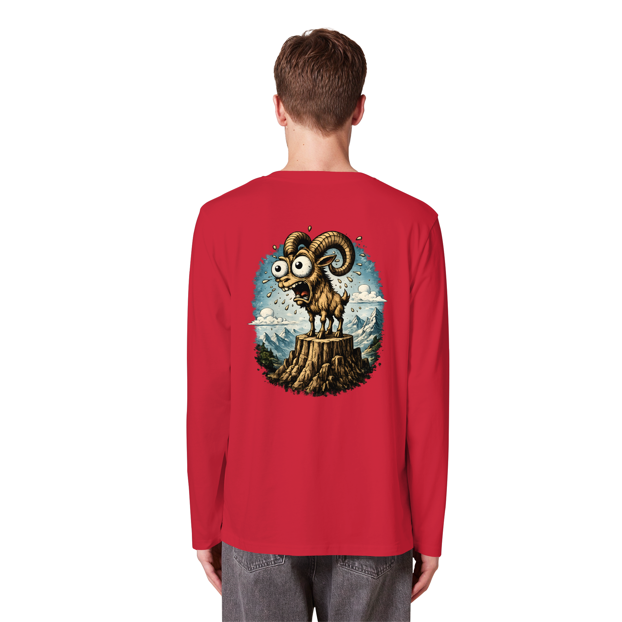 Tiefenblick Tiefe Fun - Organic Longsleeve T-Shirt