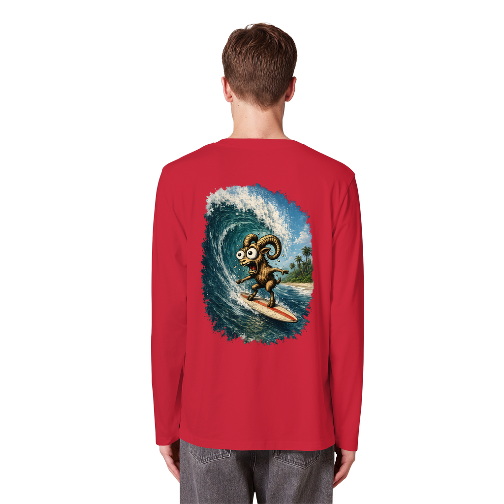 Tiefenblick Urlaub Fun  - Organic Longsleeve T-Shirt