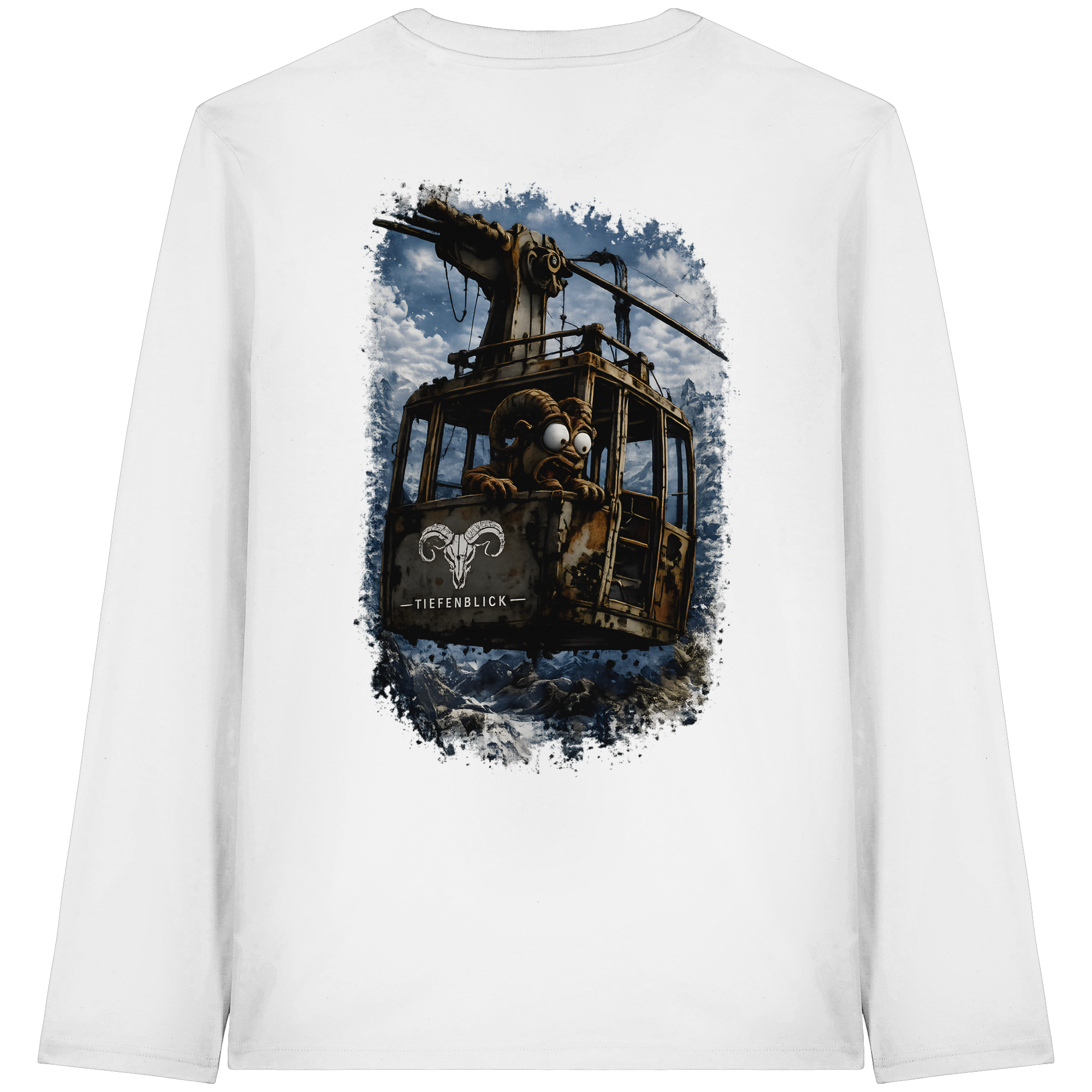Tiefenblick Gondel Adrenalin Fun  - Organic Longsleeve T-Shirt