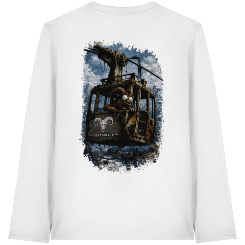Tiefenblick Gondel Adrenalin Fun  - Organic Longsleeve T-Shirt