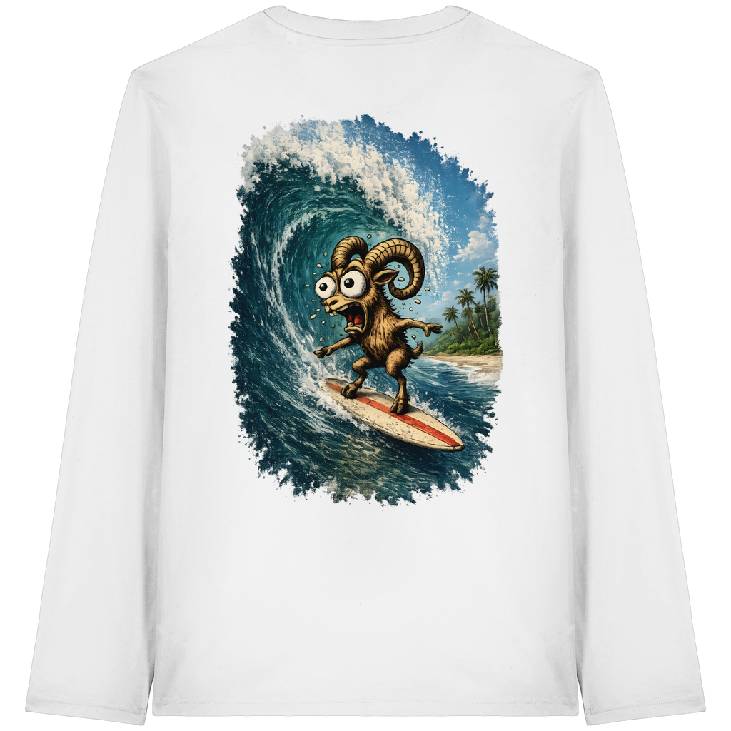 Tiefenblick Urlaub Fun  - Organic Longsleeve T-Shirt