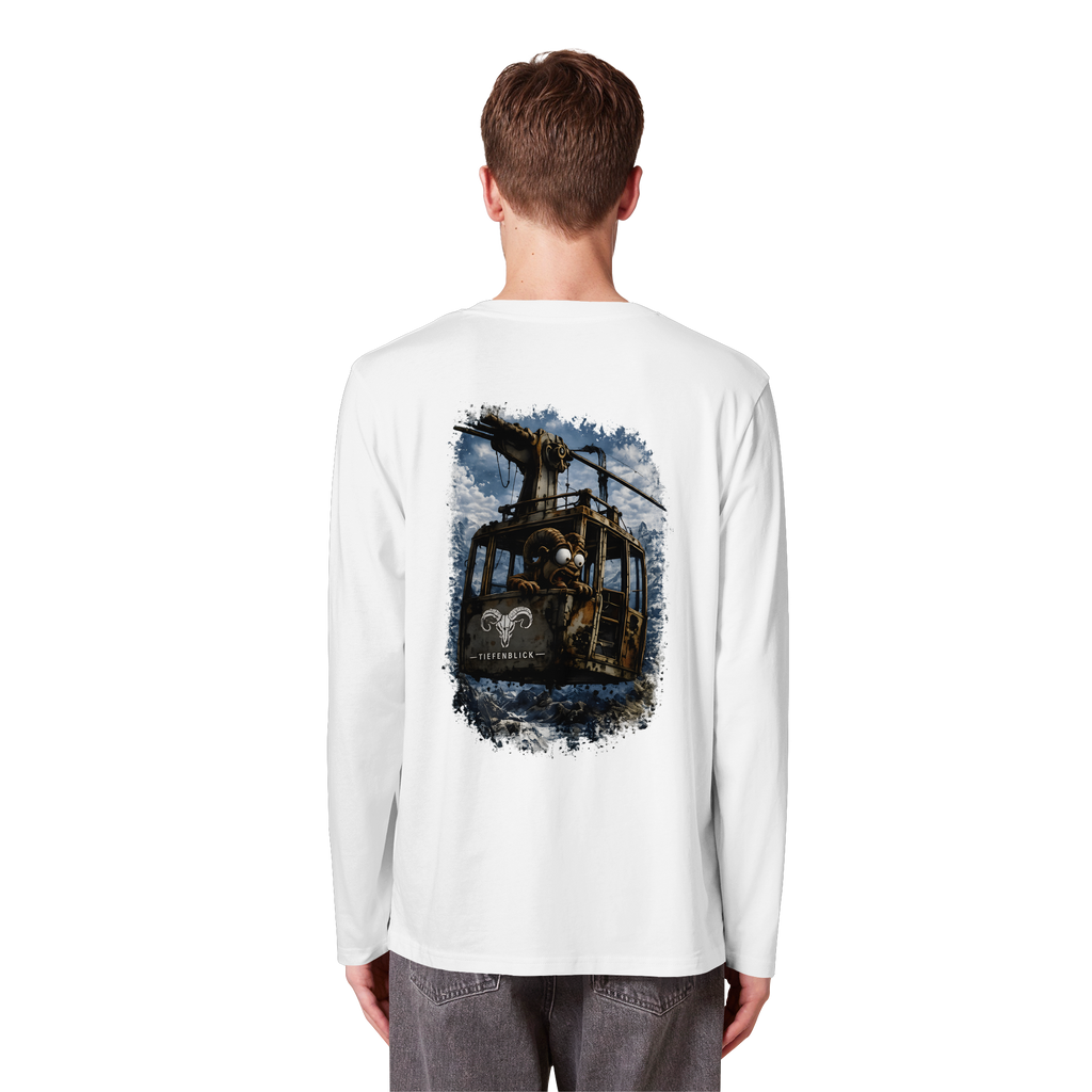 Tiefenblick Gondel Adrenalin Fun  - Organic Longsleeve T-Shirt