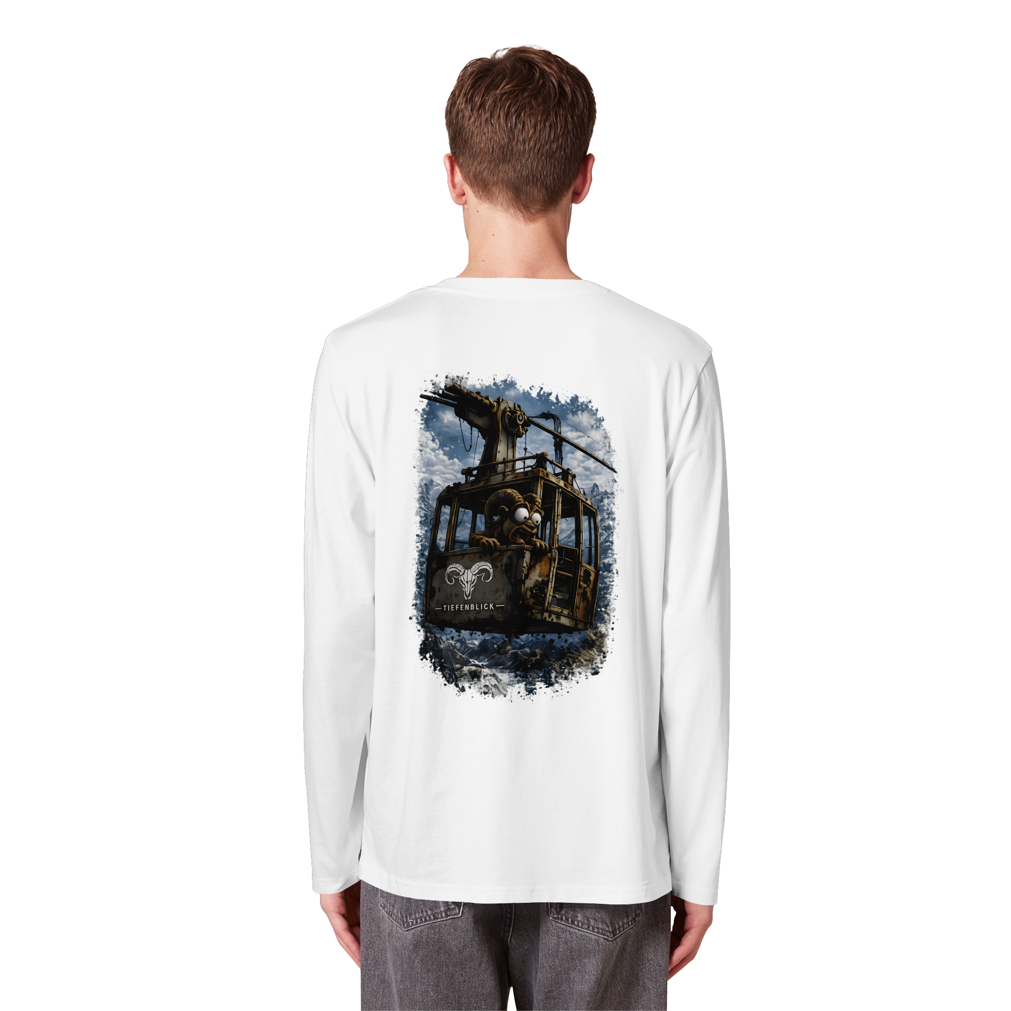 Tiefenblick Gondel Adrenalin Fun  - Organic Longsleeve T-Shirt