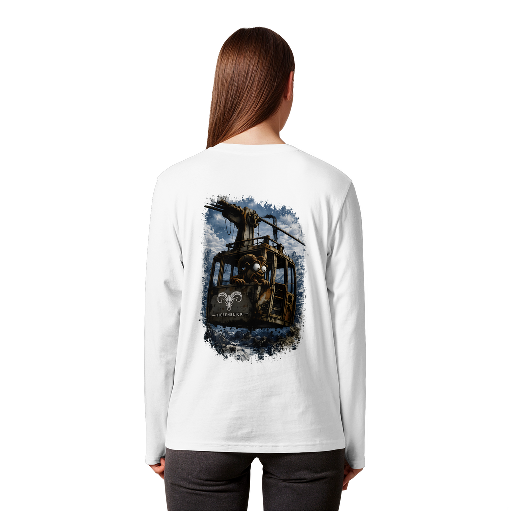Tiefenblick Gondel Adrenalin Fun  - Organic Longsleeve T-Shirt