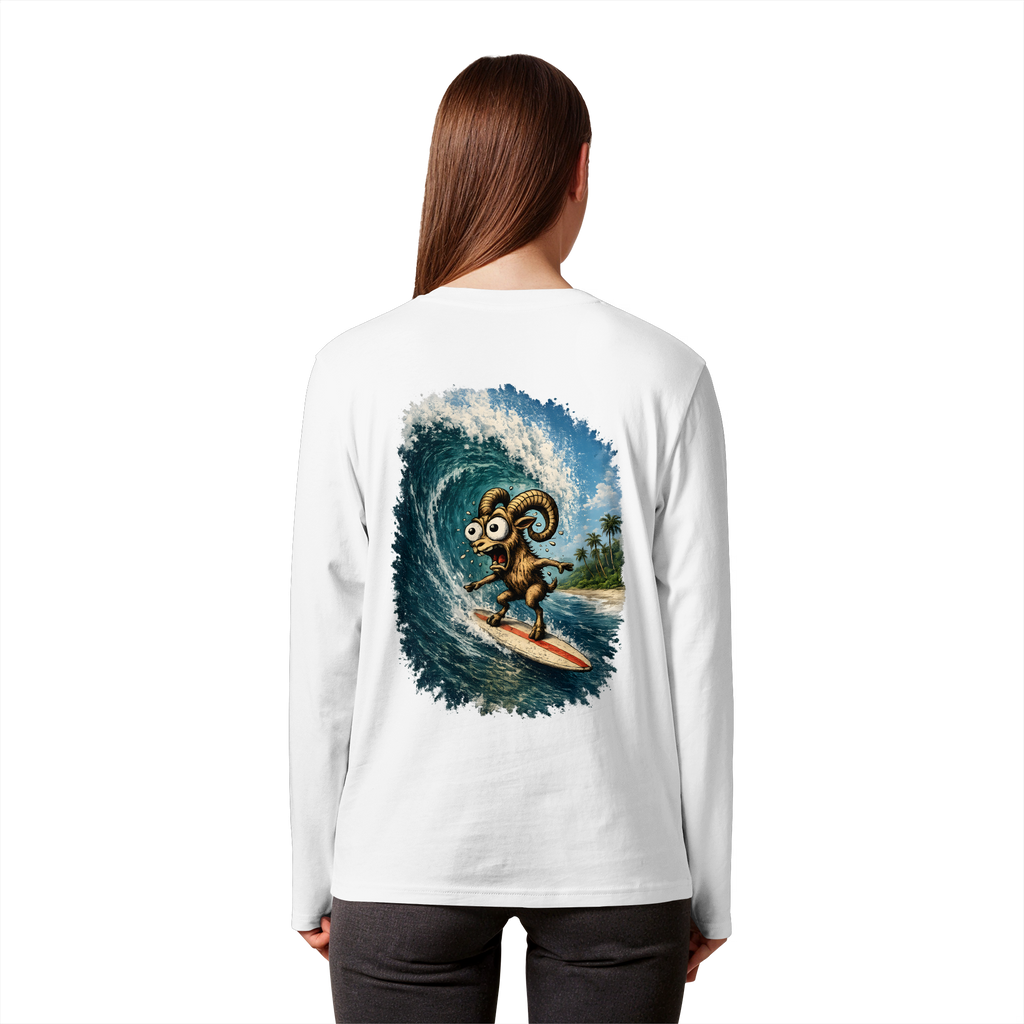Tiefenblick Urlaub Fun  - Organic Longsleeve T-Shirt