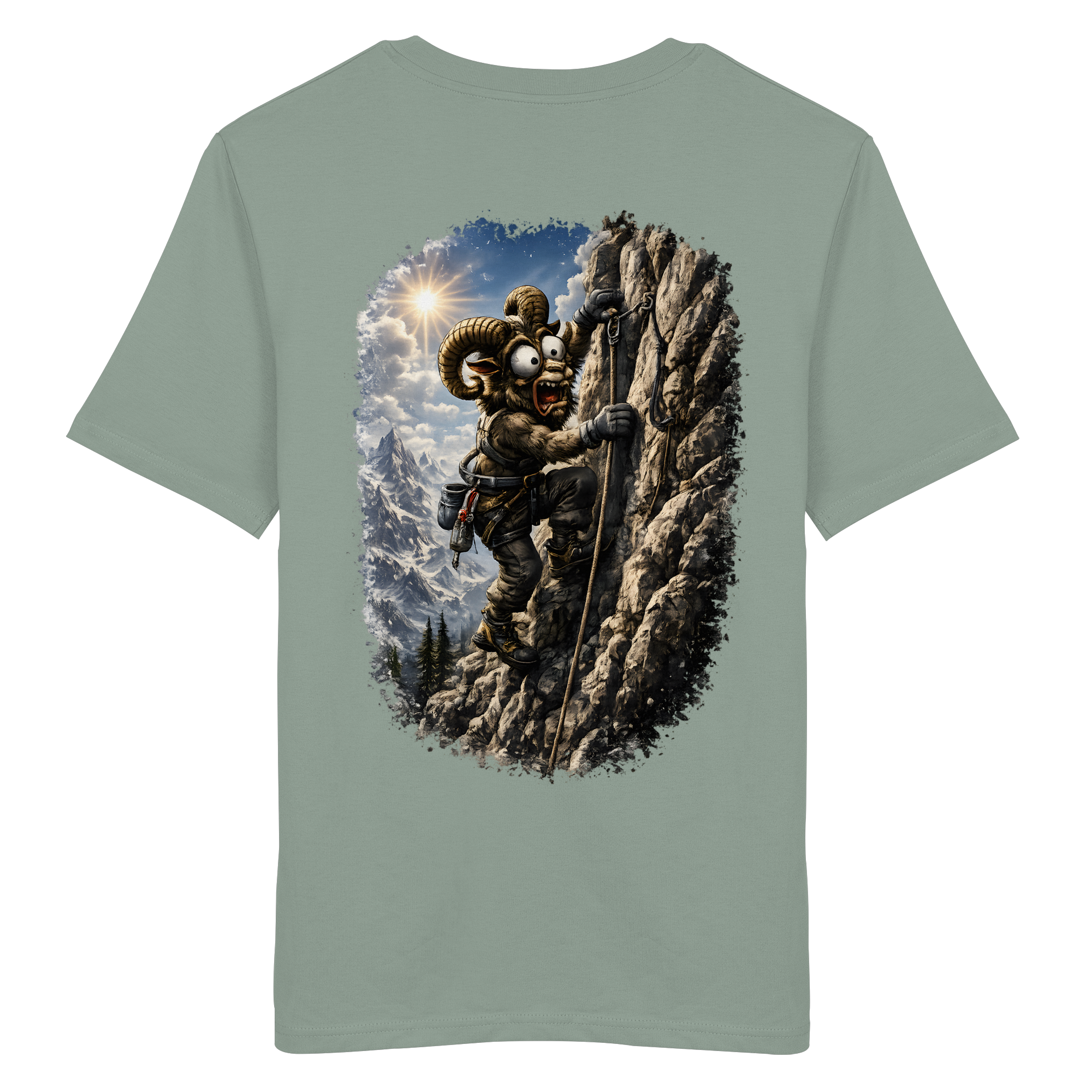 Tiefenblick Klettern - Organic Shirt