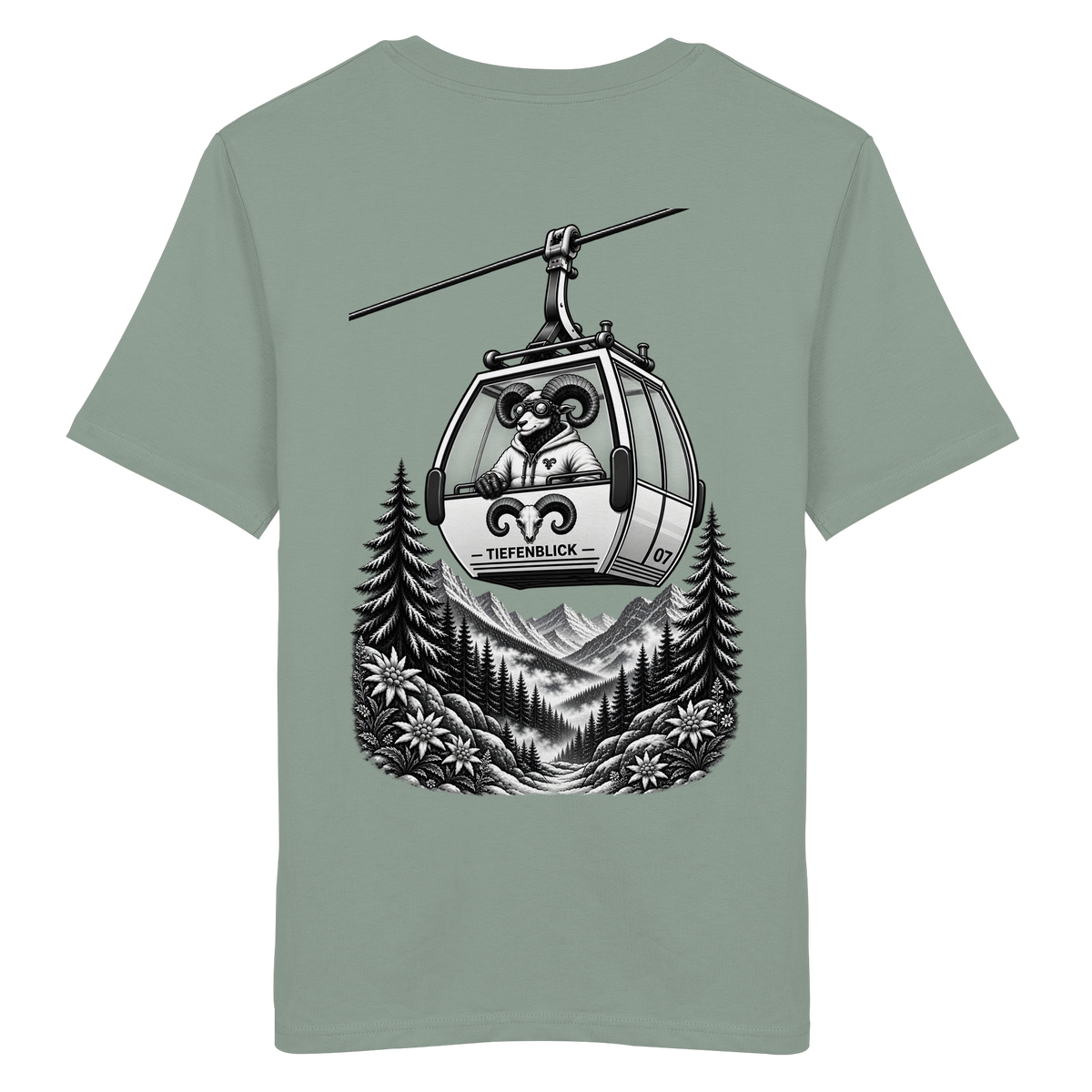 Tiefenblick Gondel Fun  - Organic Shirt