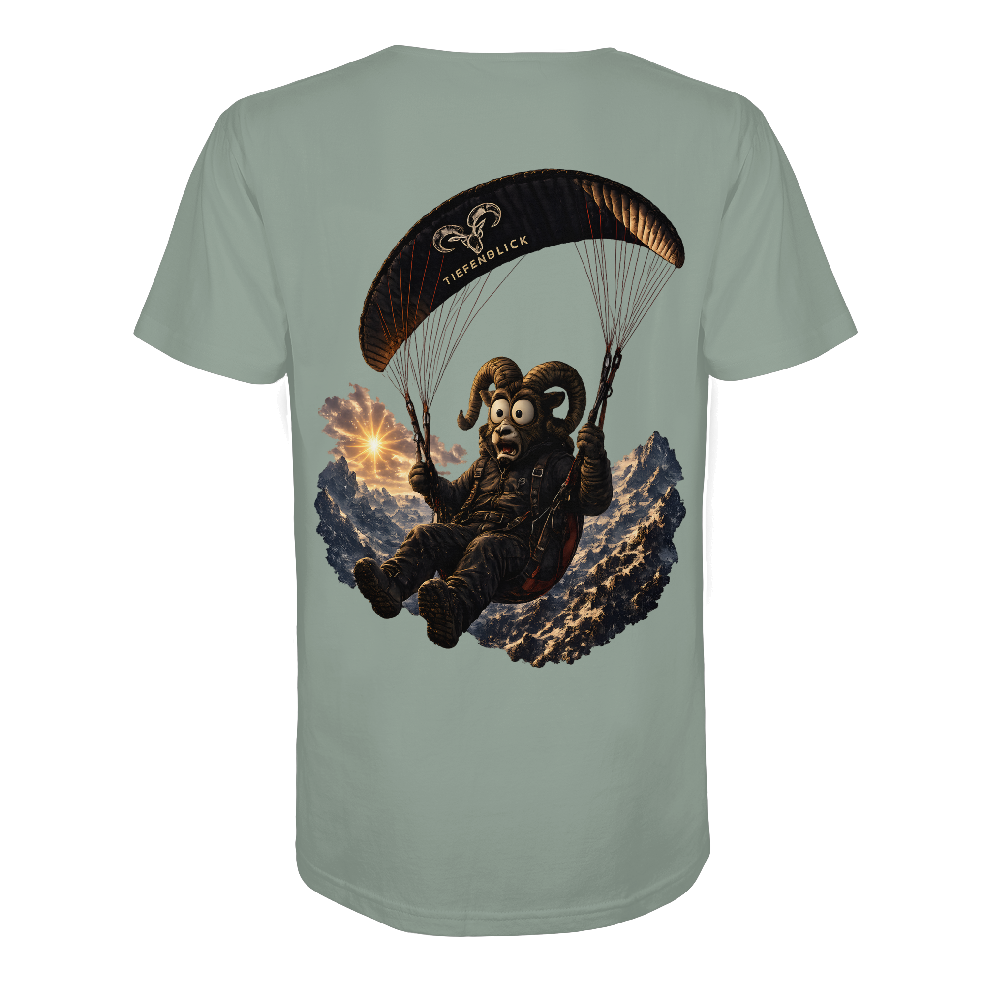 Tiefenblick Paraglider  - Organic Shirt