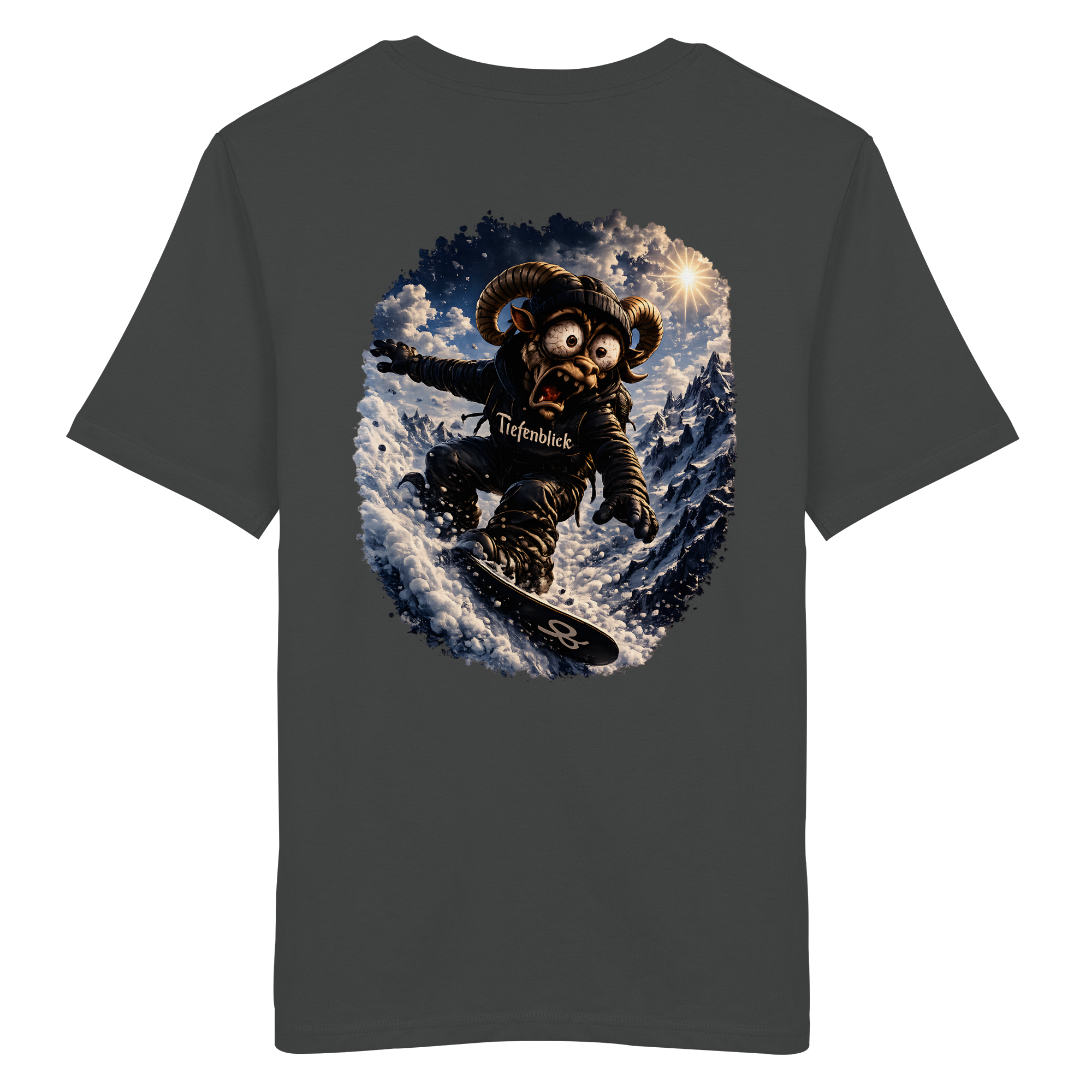 Tiefenblick Snowboarden - Organic Shirt