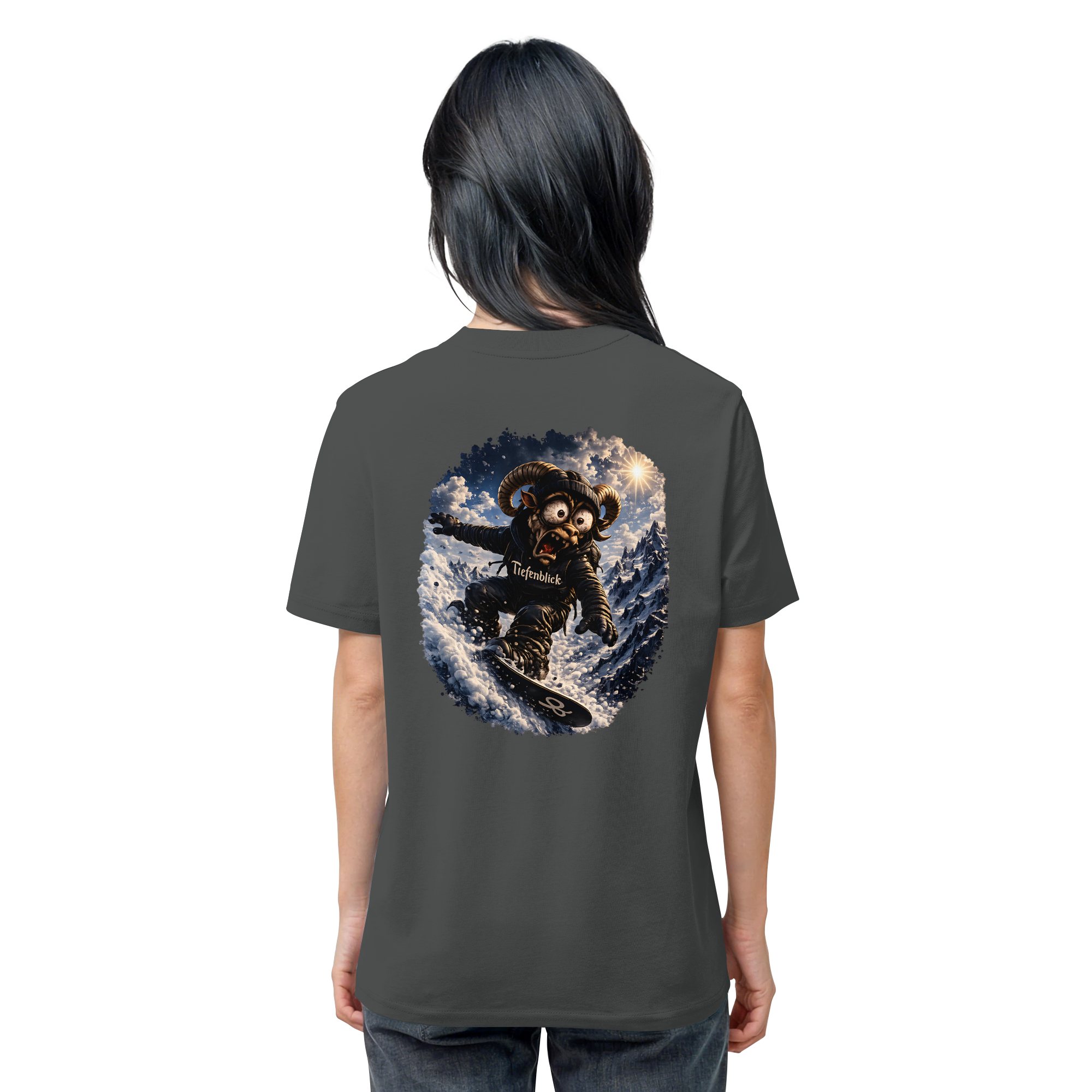 Tiefenblick Snowboarden - Organic Shirt