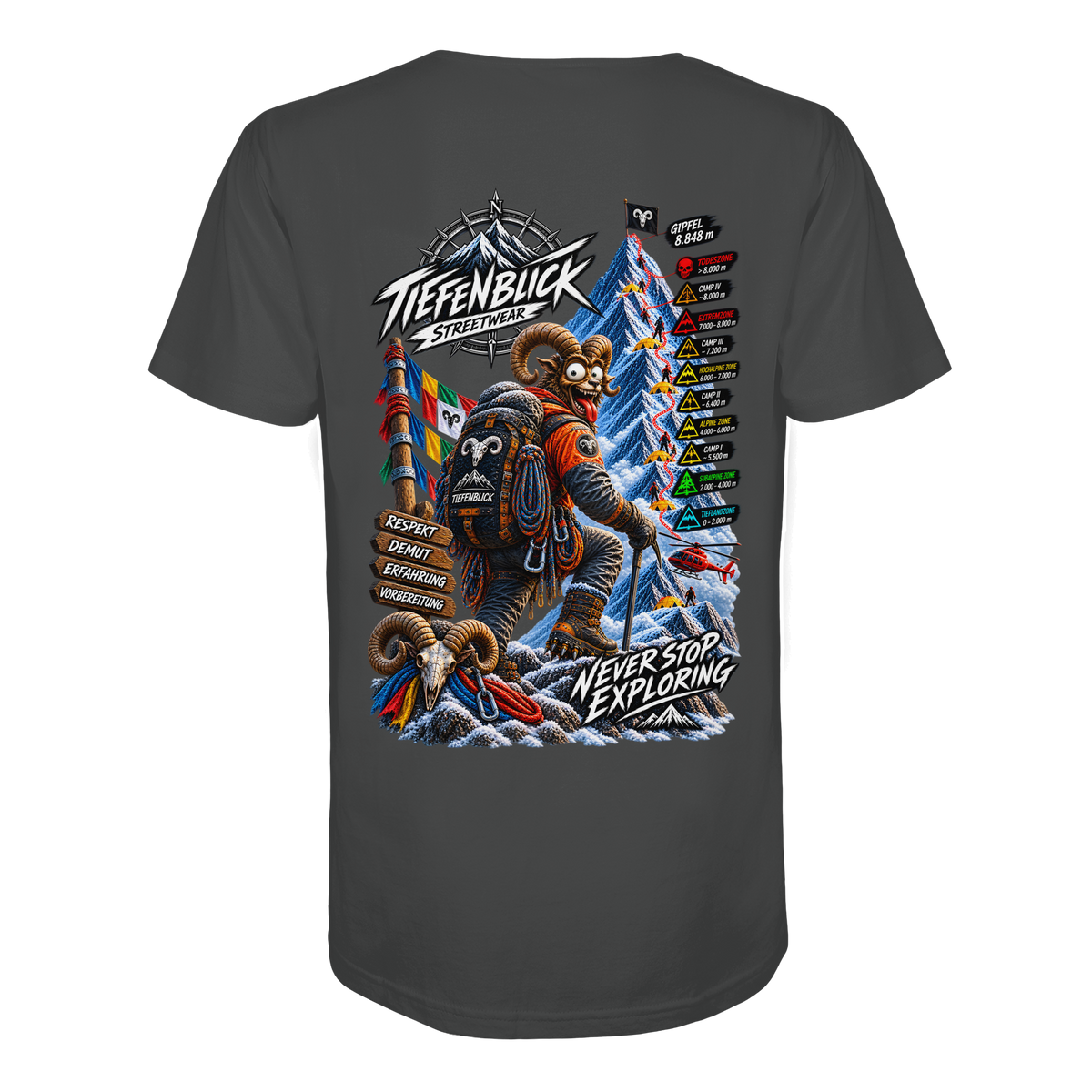 Tiefenblick Todeszone Fun - Organic Shirt