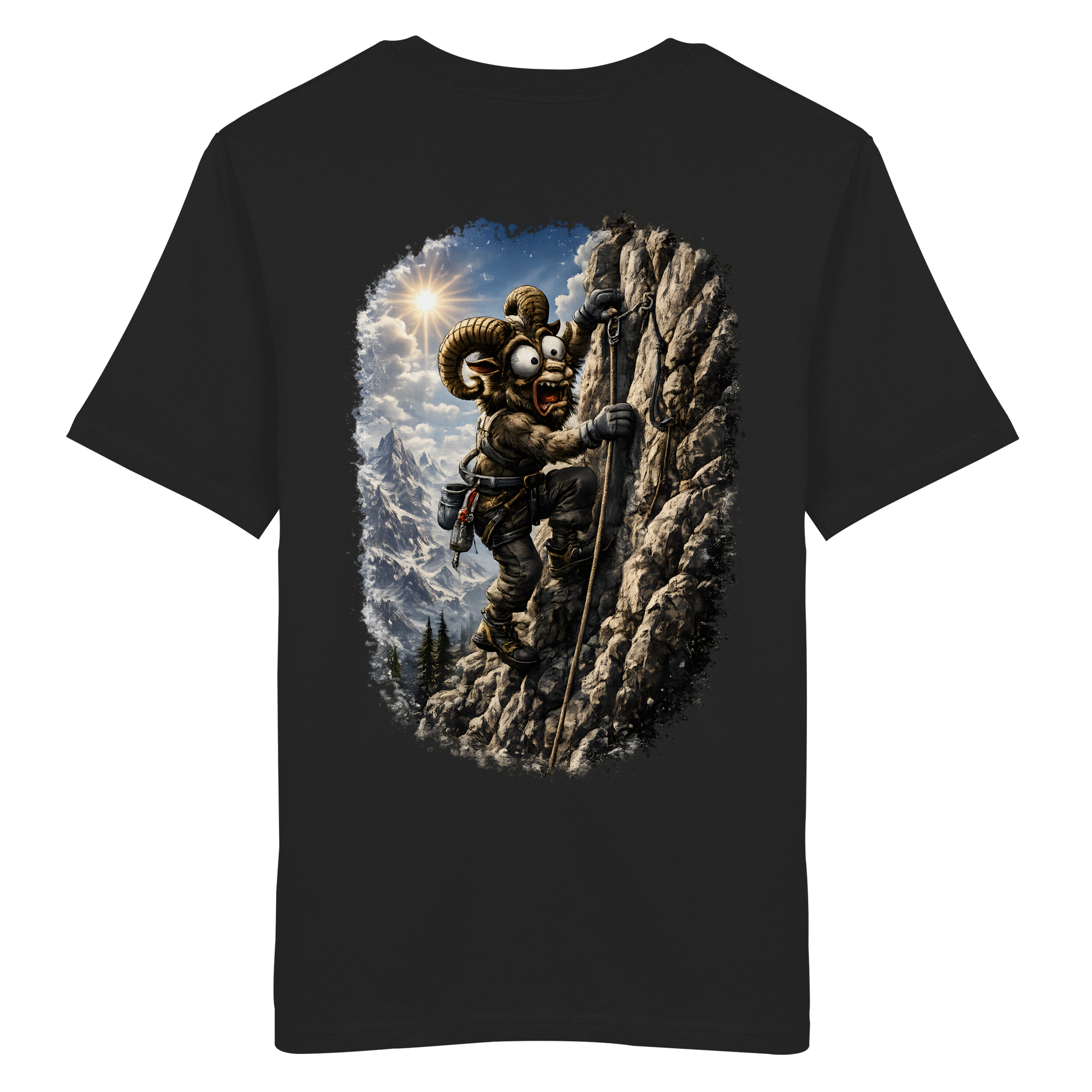 Tiefenblick Klettern - Organic Shirt