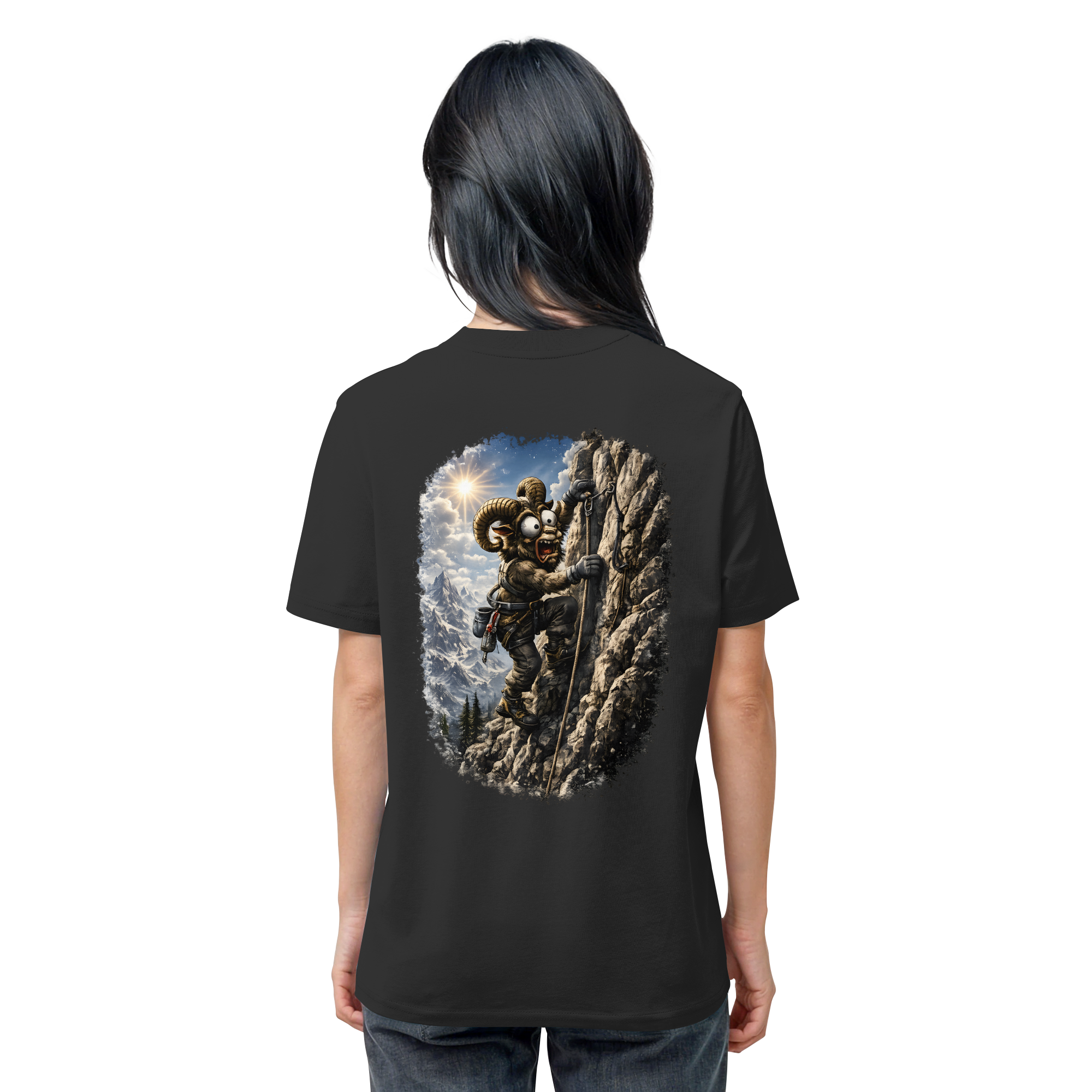 Tiefenblick Klettern - Organic Shirt