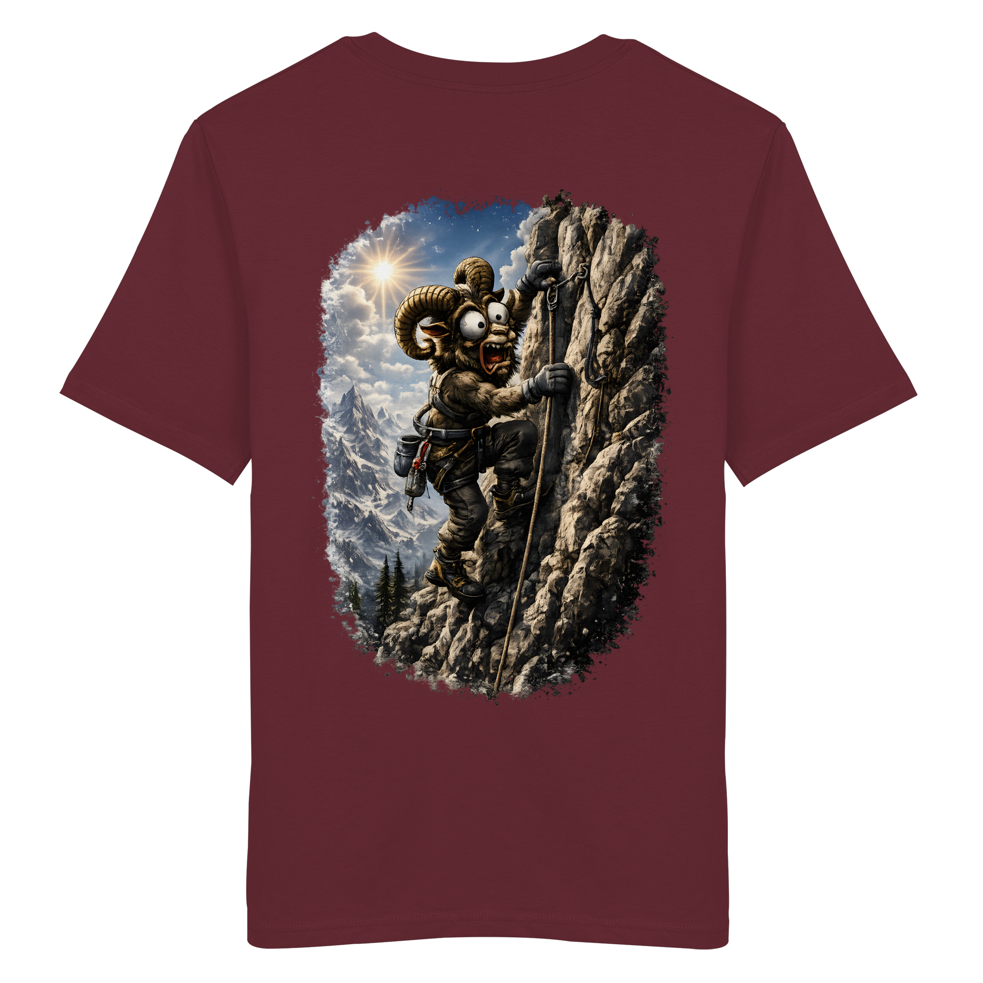 Tiefenblick Klettern - Organic Shirt