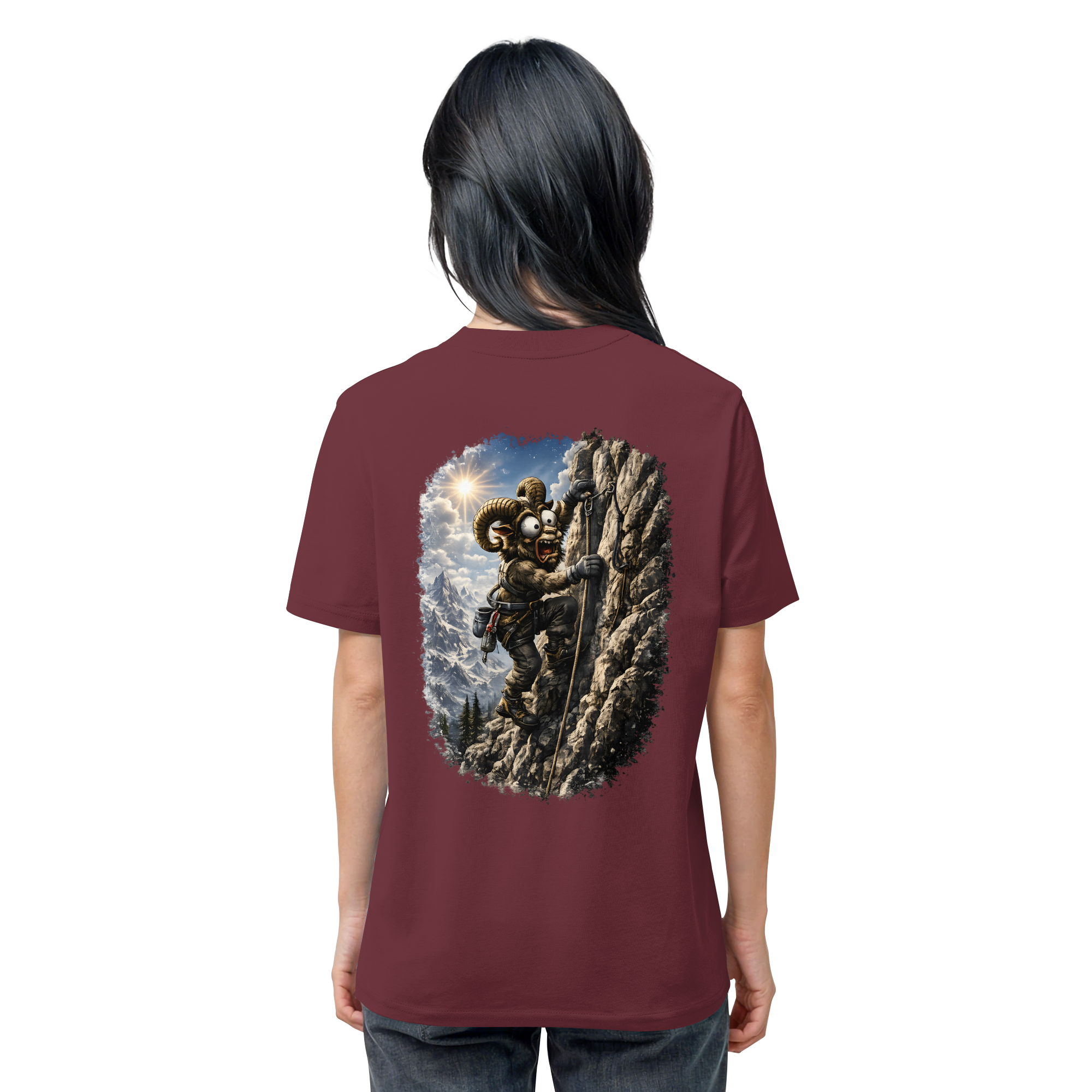 Tiefenblick Klettern - Organic Shirt