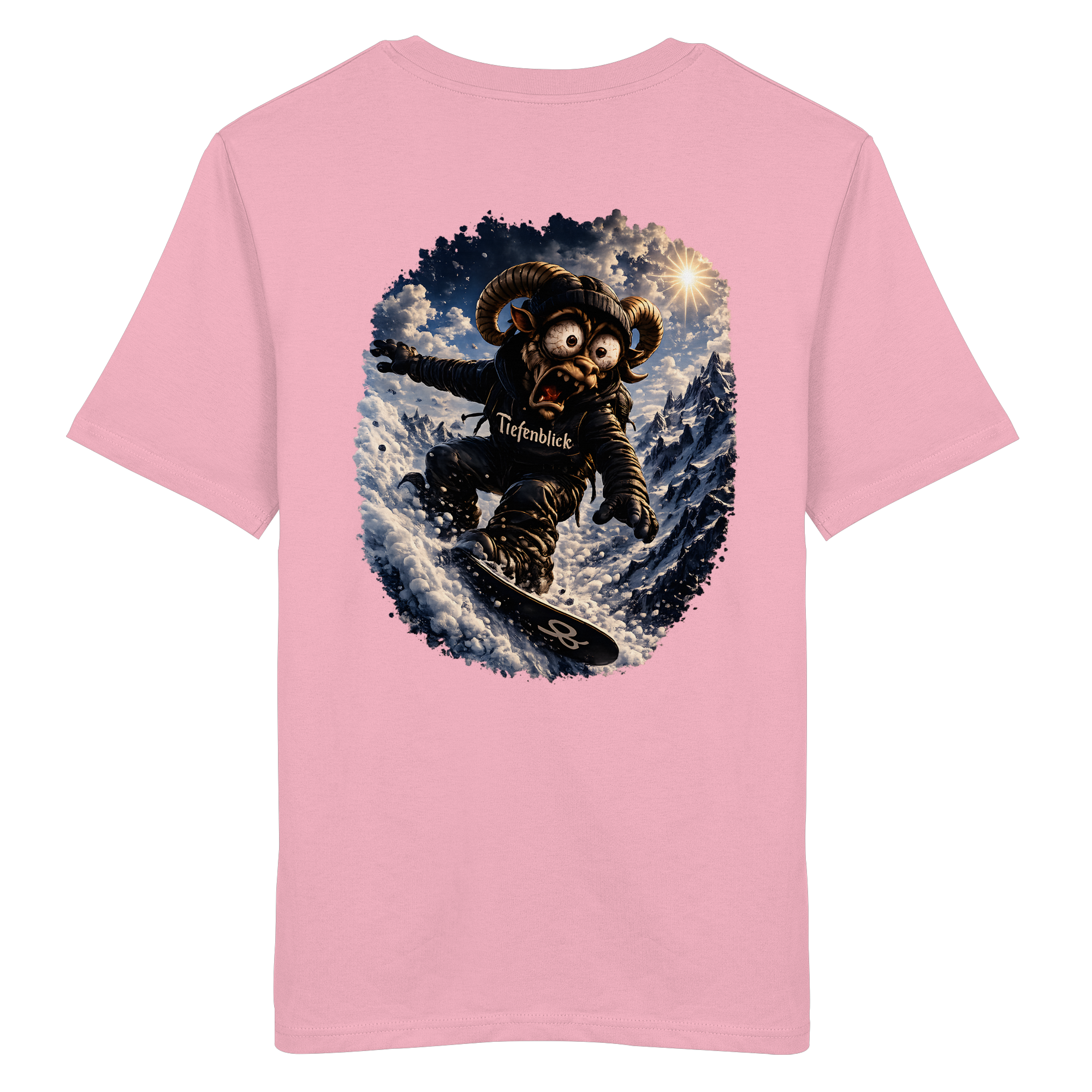 Tiefenblick Snowboarden - Organic Shirt