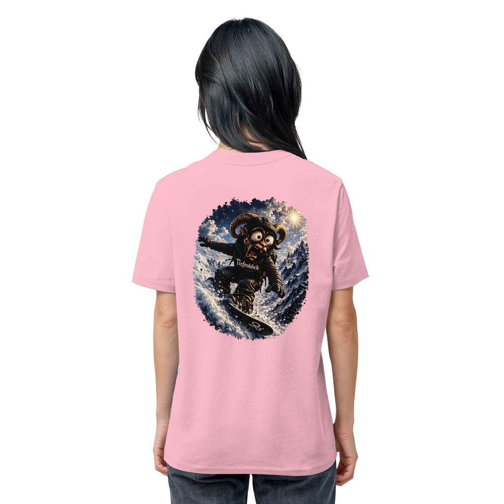 Tiefenblick Snowboarden - Organic Shirt