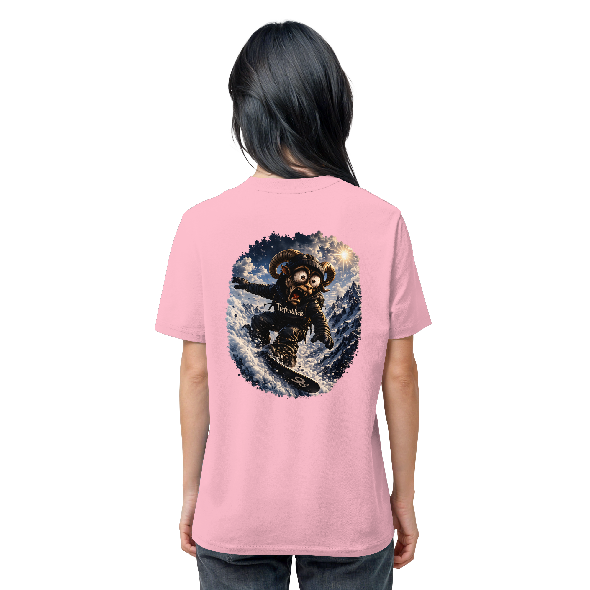 Tiefenblick Snowboarden - Organic Shirt